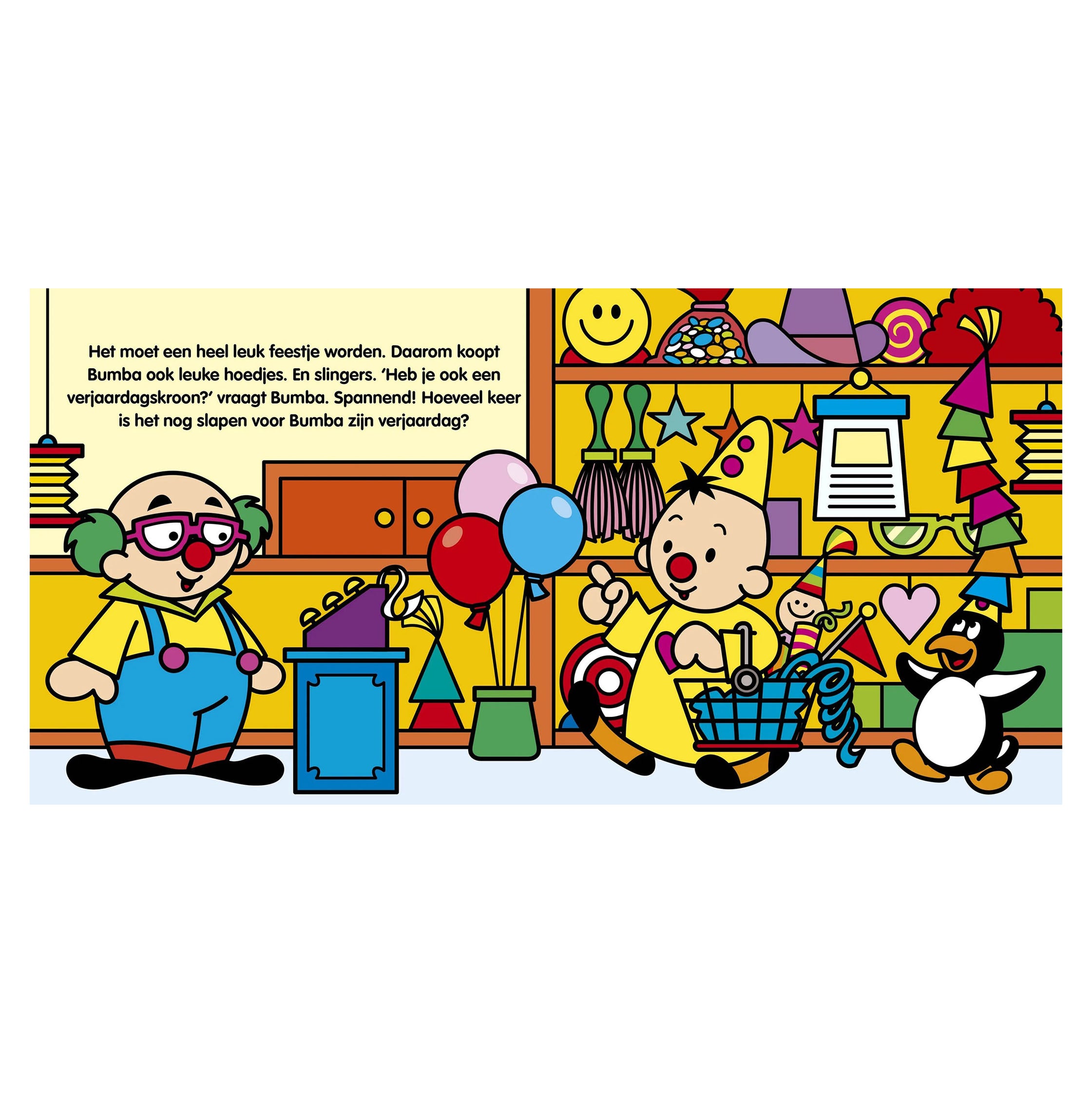 Bumba Kartonboek "Bumba is jarig" - Met flapjes
