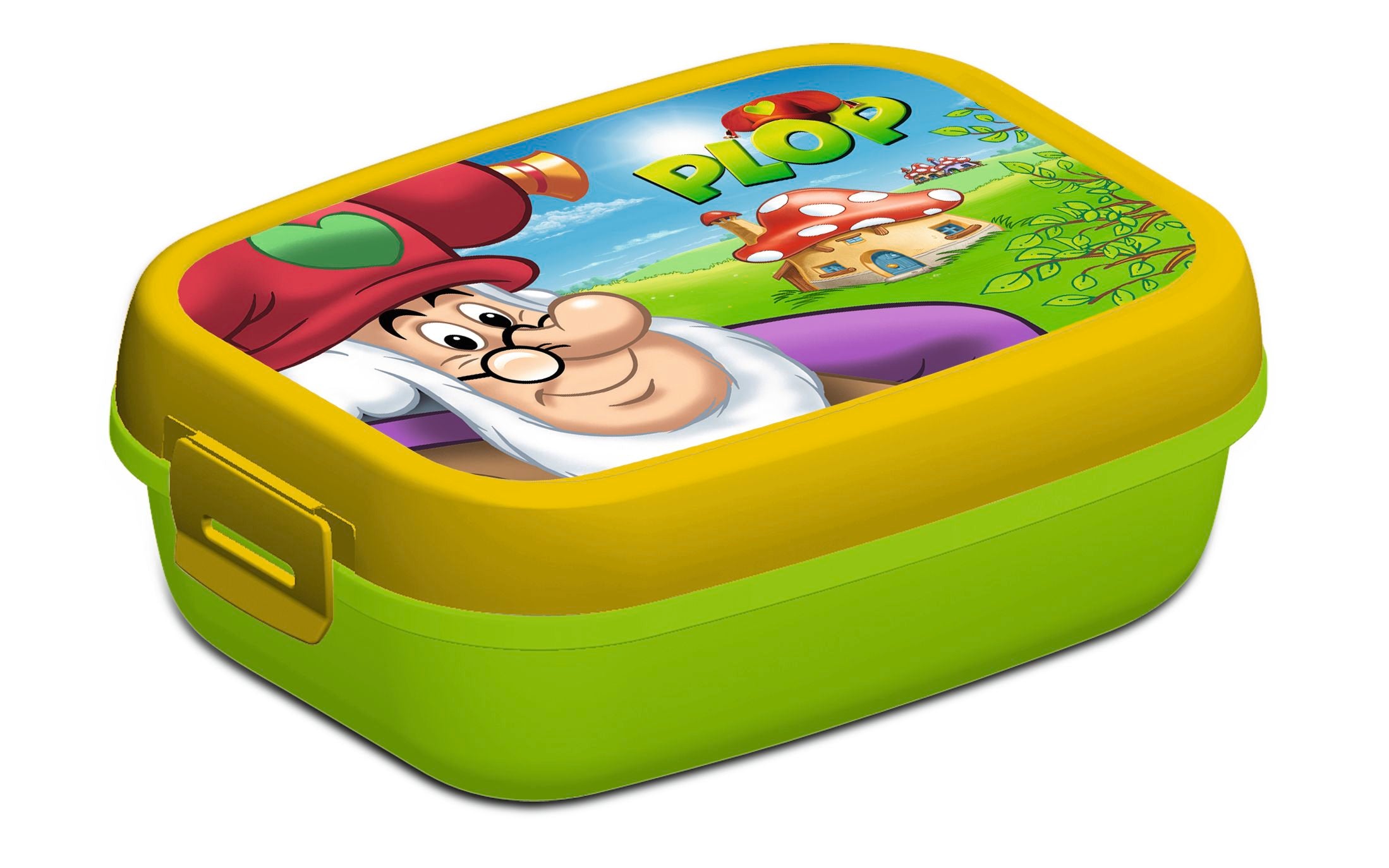 Kabouter Plop Brooddoos "Geel/Groen"