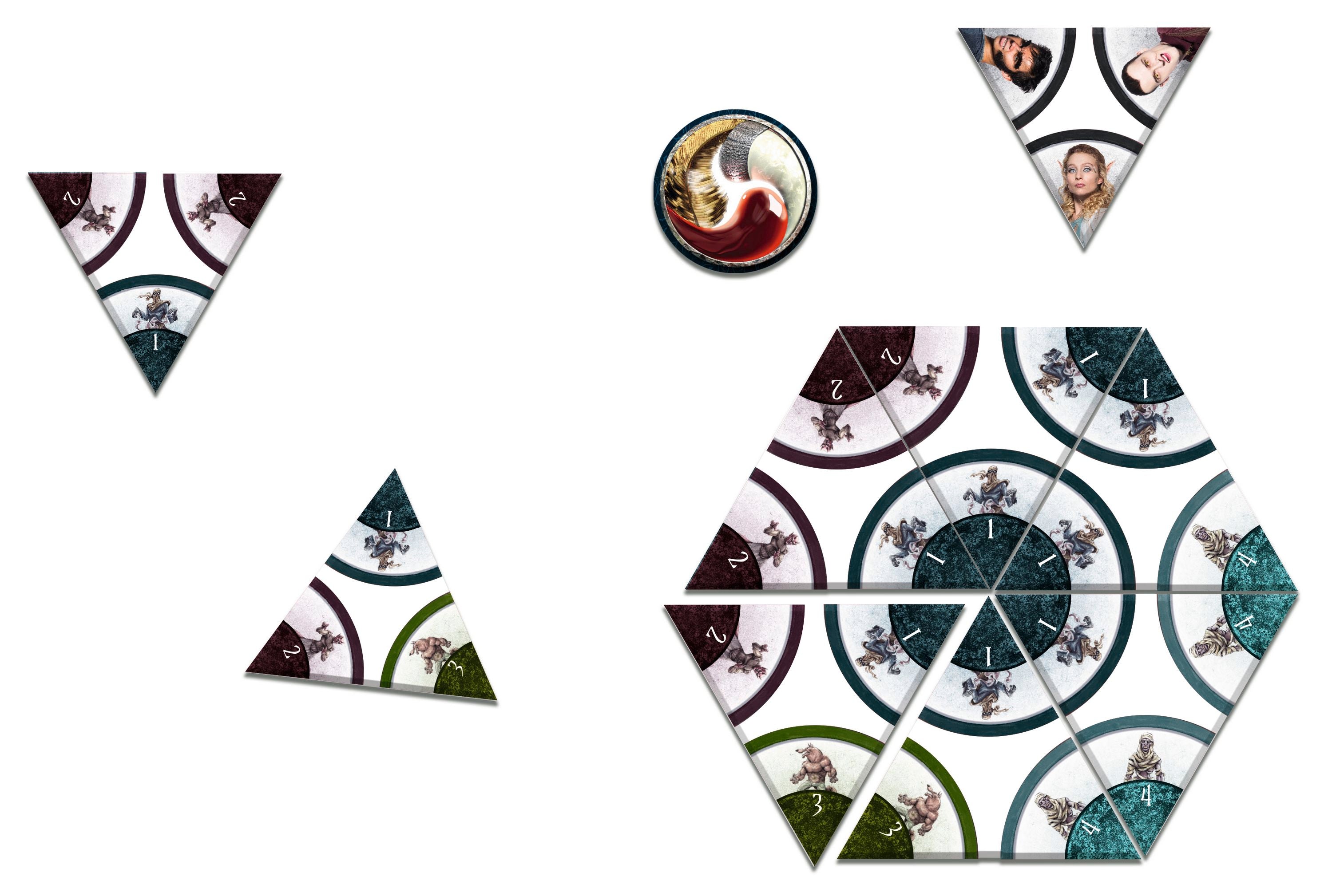 Nachtwacht Spel "Triomonstros"