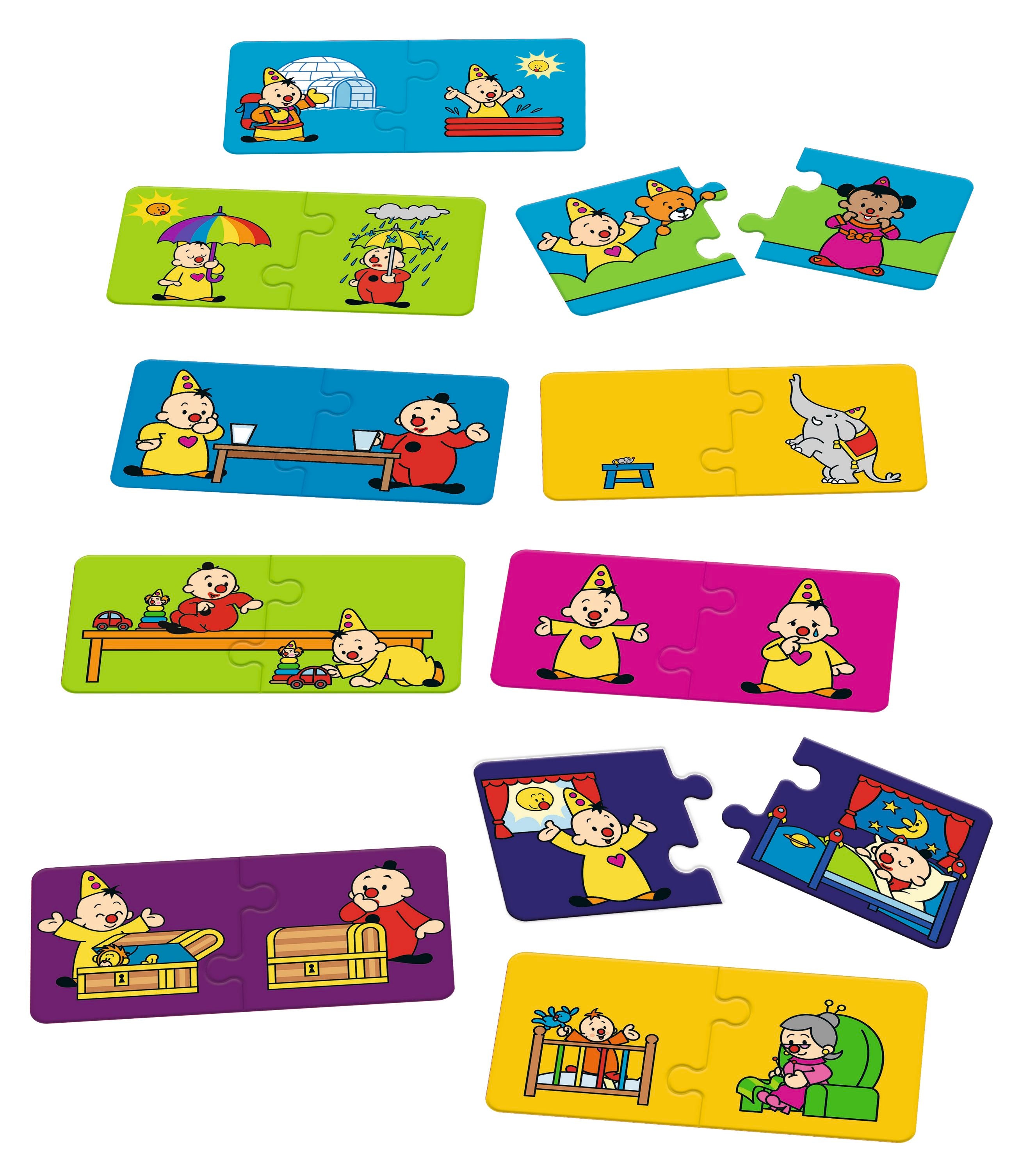 Bumba Puzzel "10 in 1 Tegenstellingen" – 10 puzzels van 2 stukken