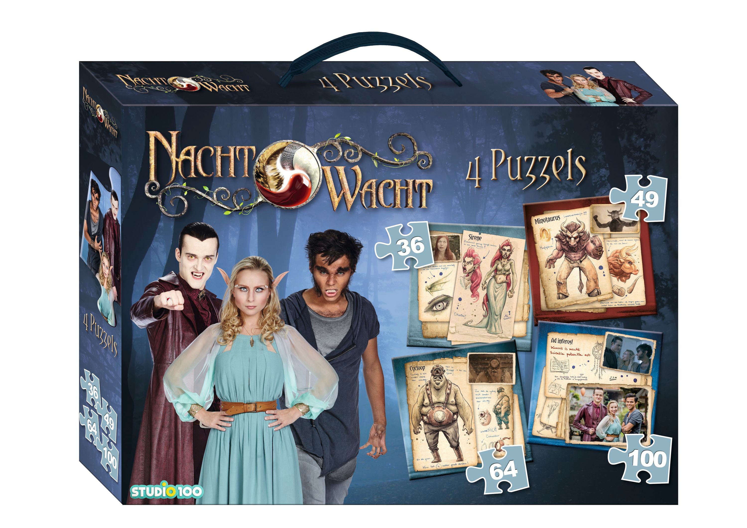Nachtwacht Puzzel "4 in 1" – 36/49/64/100 stukjes