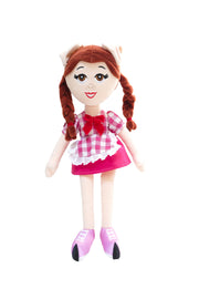 K3 Knuffel "Hanne De 3 Biggetjes" – Knuffelpop met muziek – 40 cm