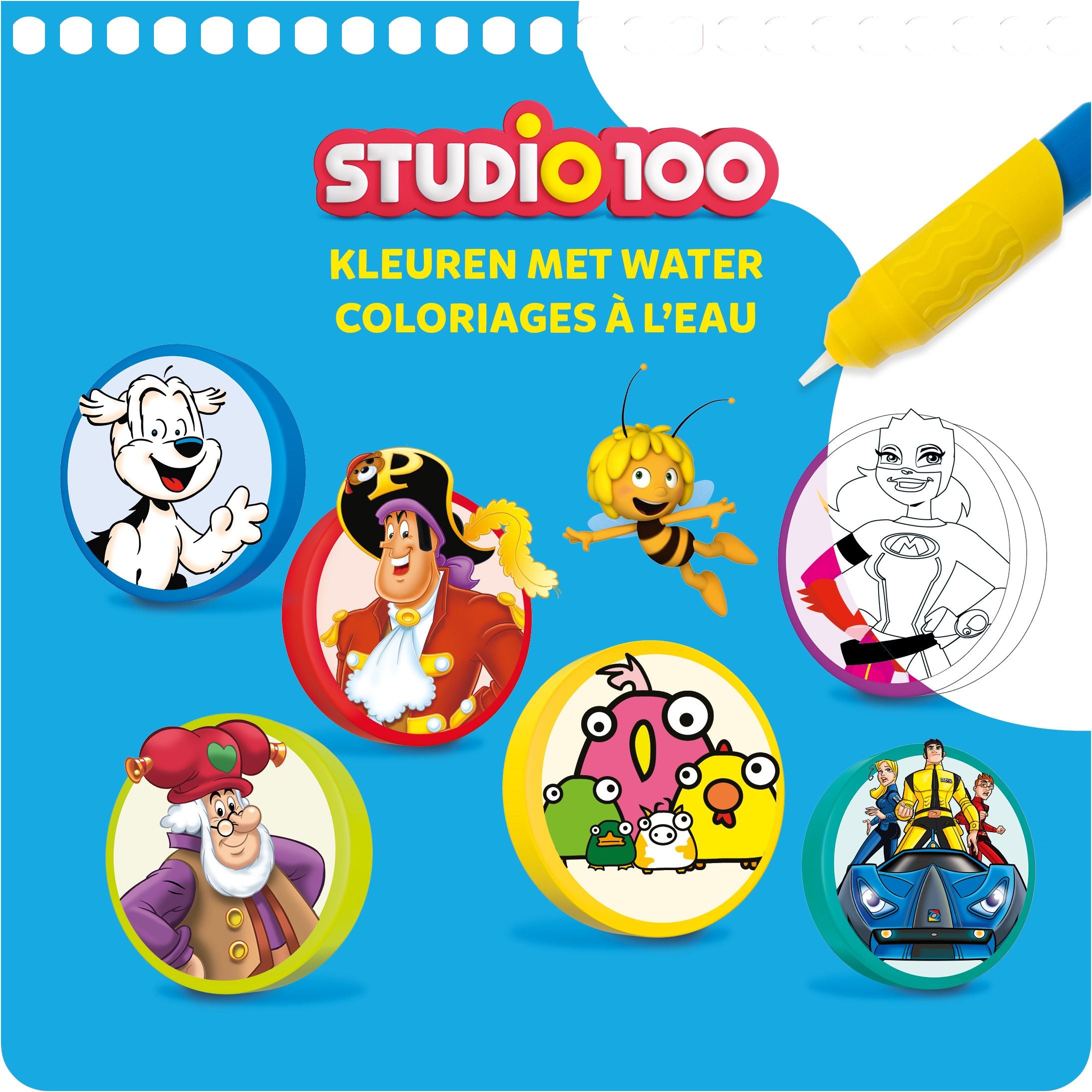 Studio 100 Doeboek "Kleuren met water"