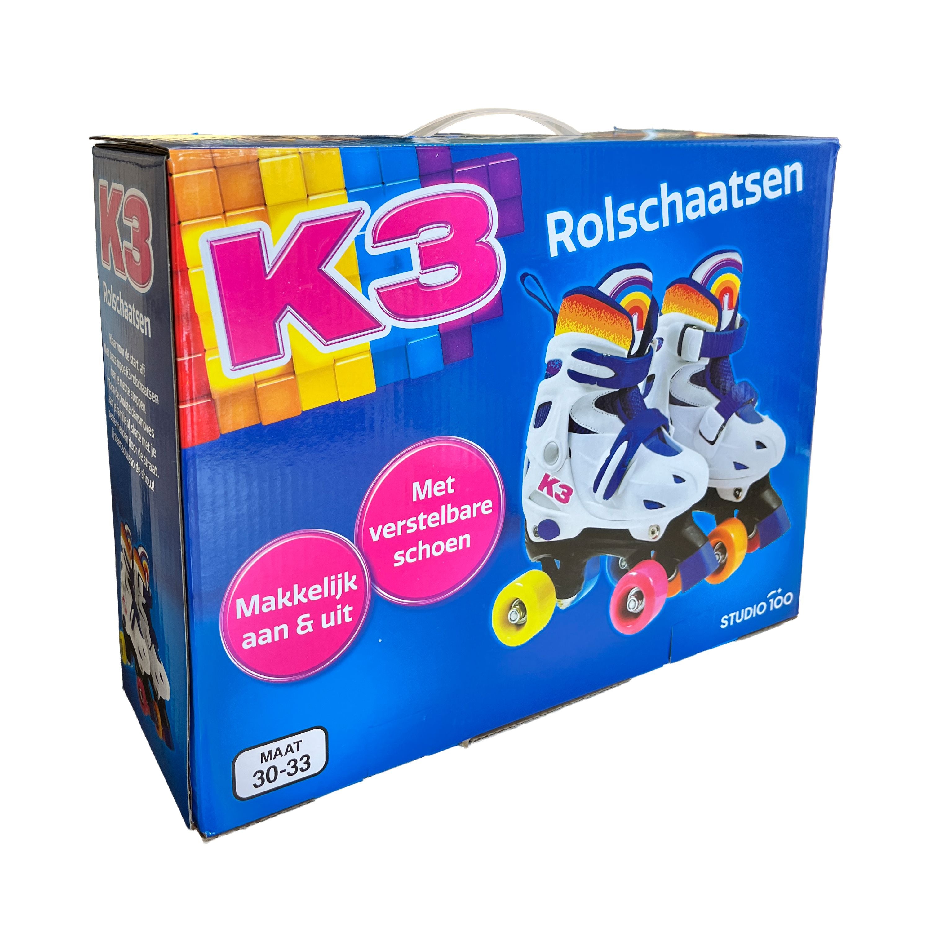 K3 Rolschaatsen "Verstelbaar in 4 maten" – Maat