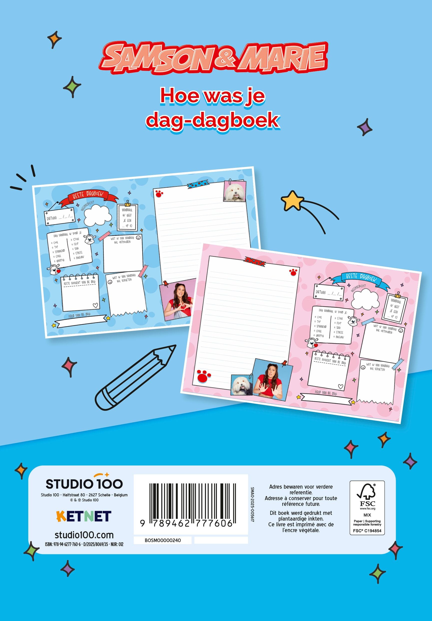 Samson & Marie Dagboek "Hoe was je dag-dagboek"