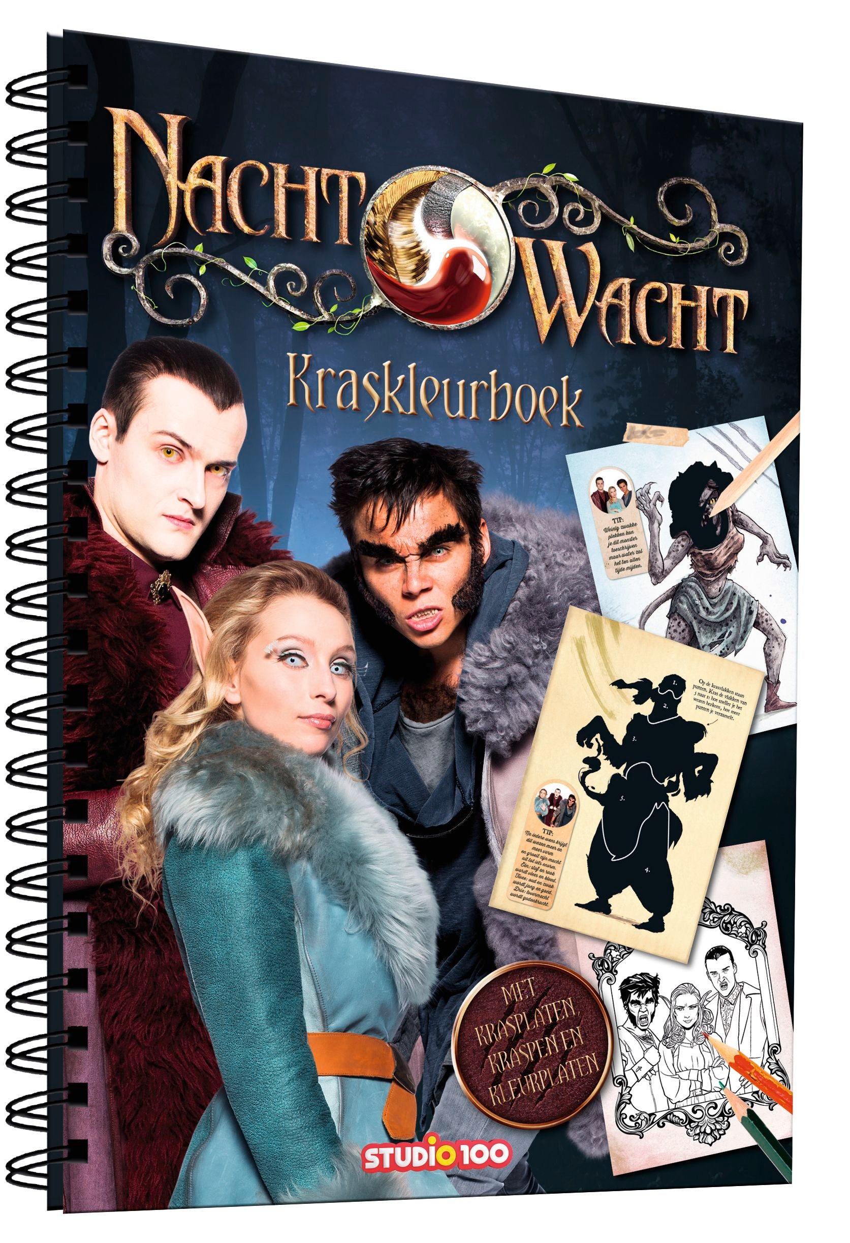 Nachtwacht Krasboek "Kraskleurboek"