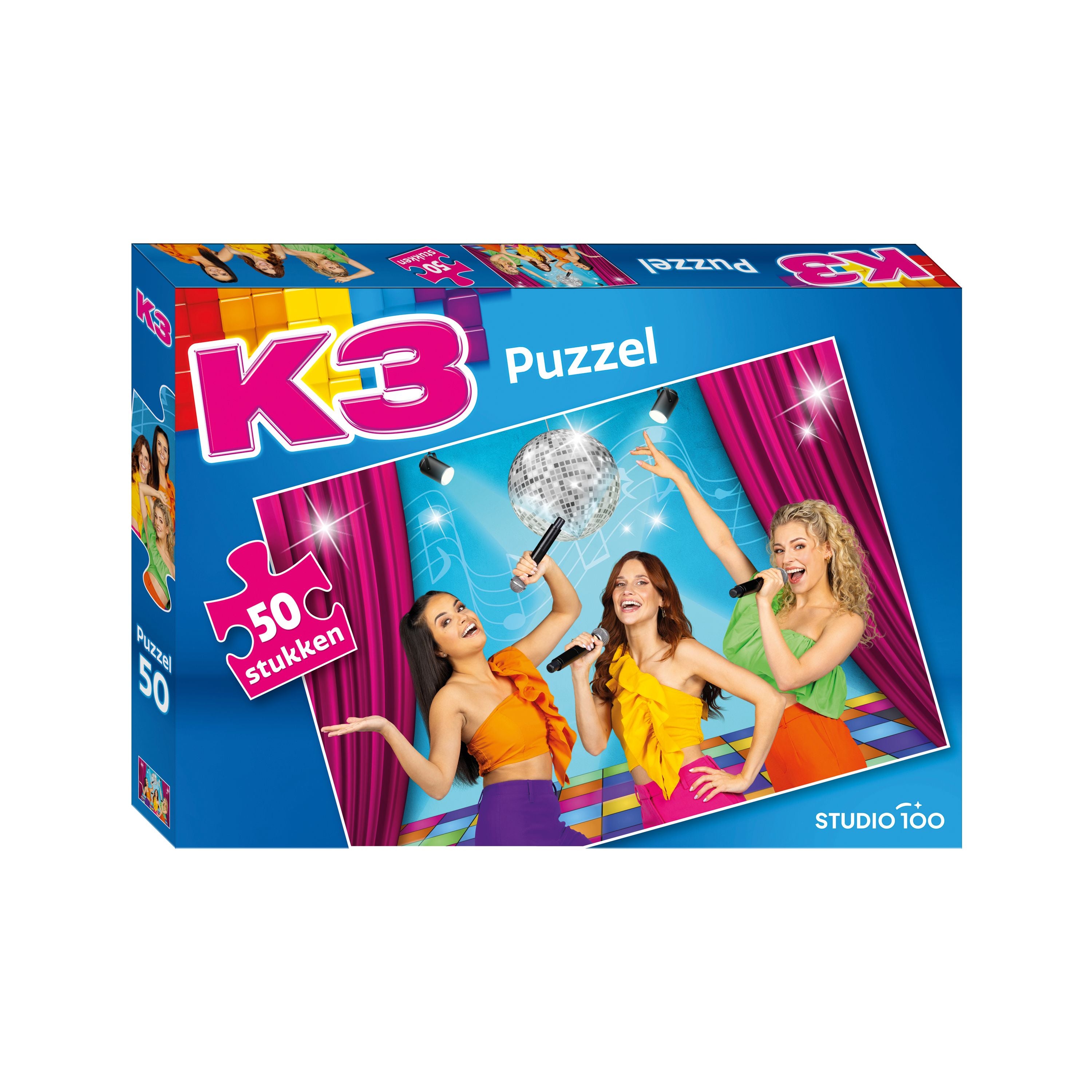 K3 Puzzel "Alle Kleuren" – 50 stukken
