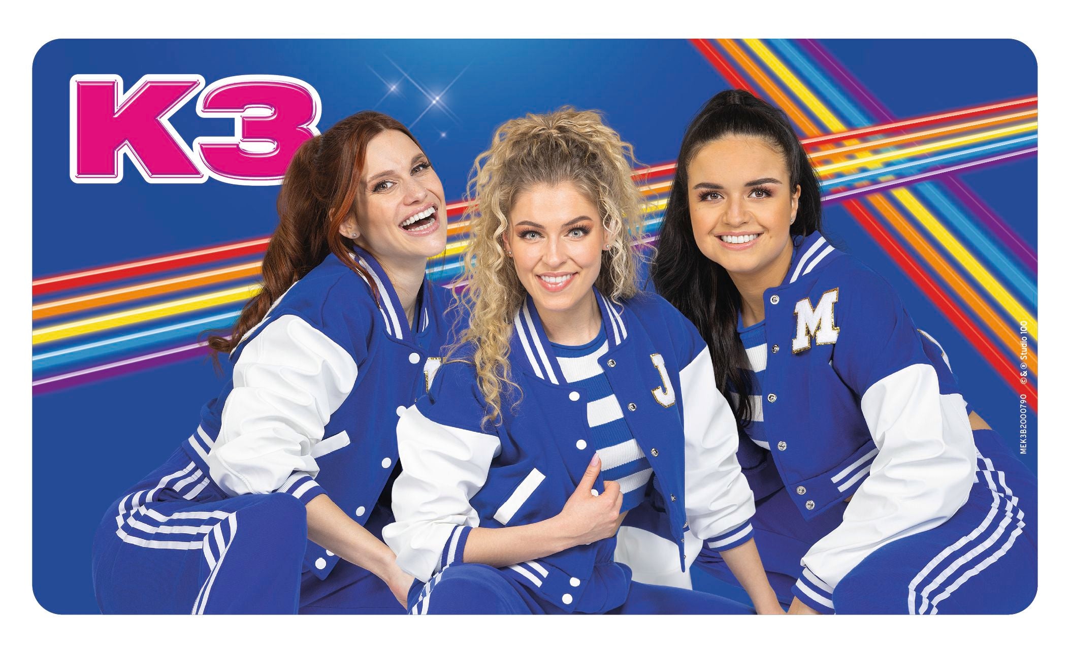 K3 Brooddoos "Bento brooddoos met extra doosjes" – Blauw transparant – Sport