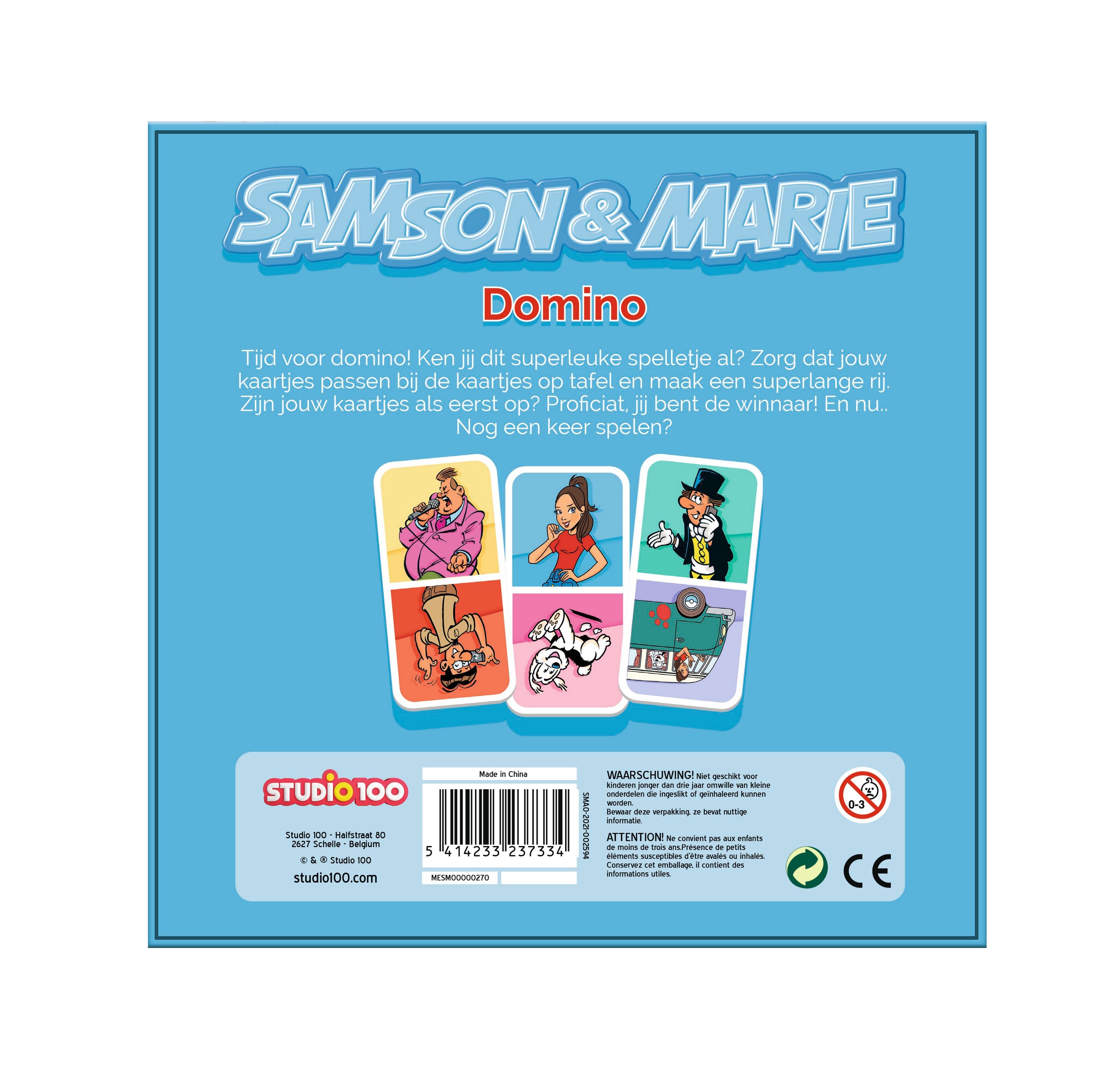 Samson & Marie Kaartspel "Domino" – 28 kaartjes – 2 tot 4 spelers