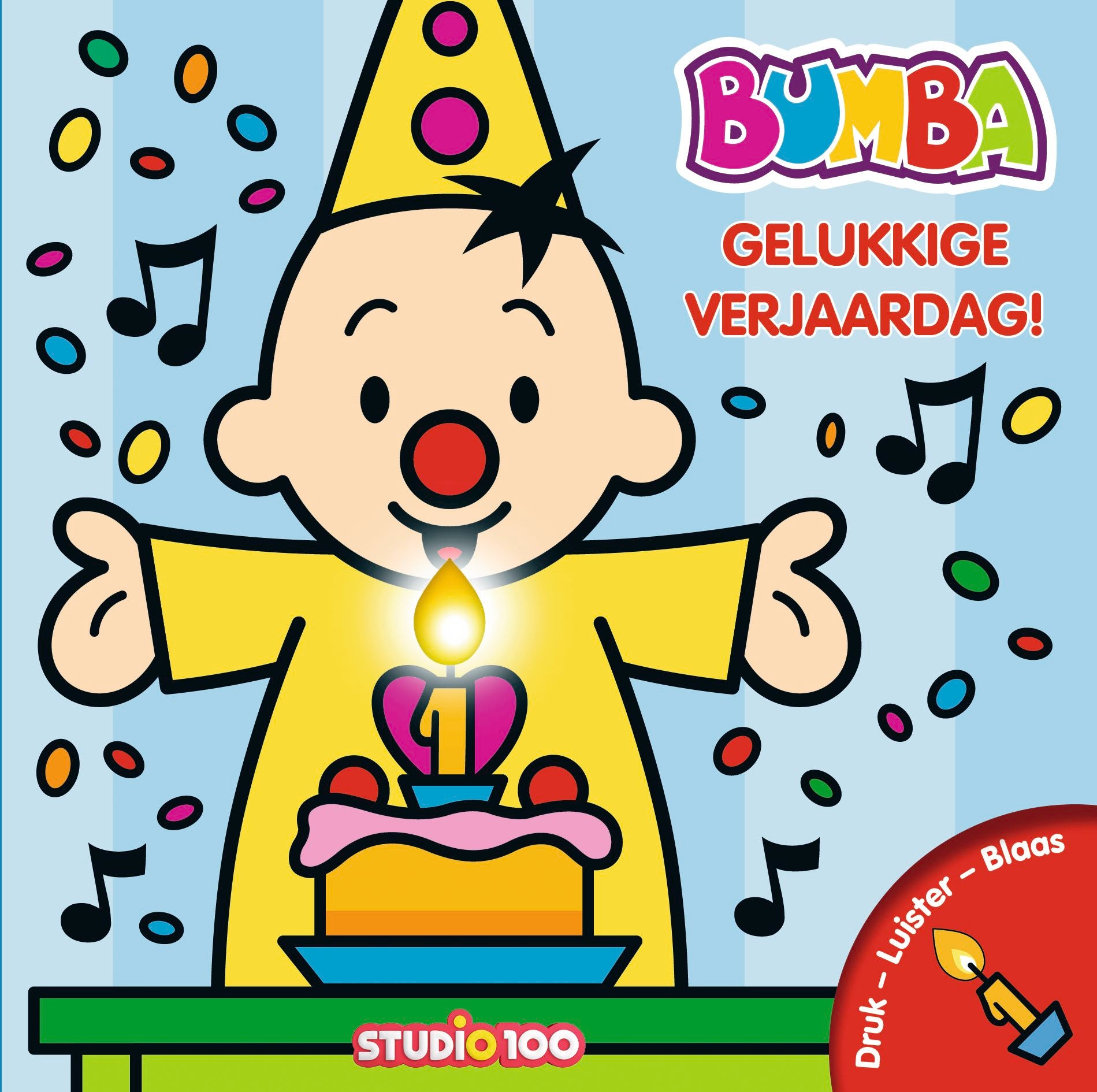 Bumba Verjaardagsboek "Met kaars en muziek"
