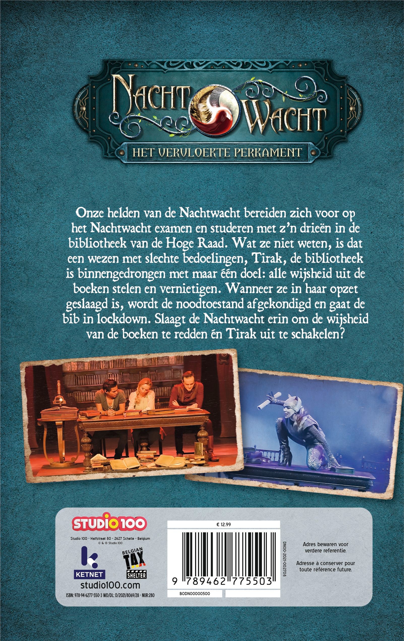 Nachtwacht Leesboek "Het vervloekte perkament"