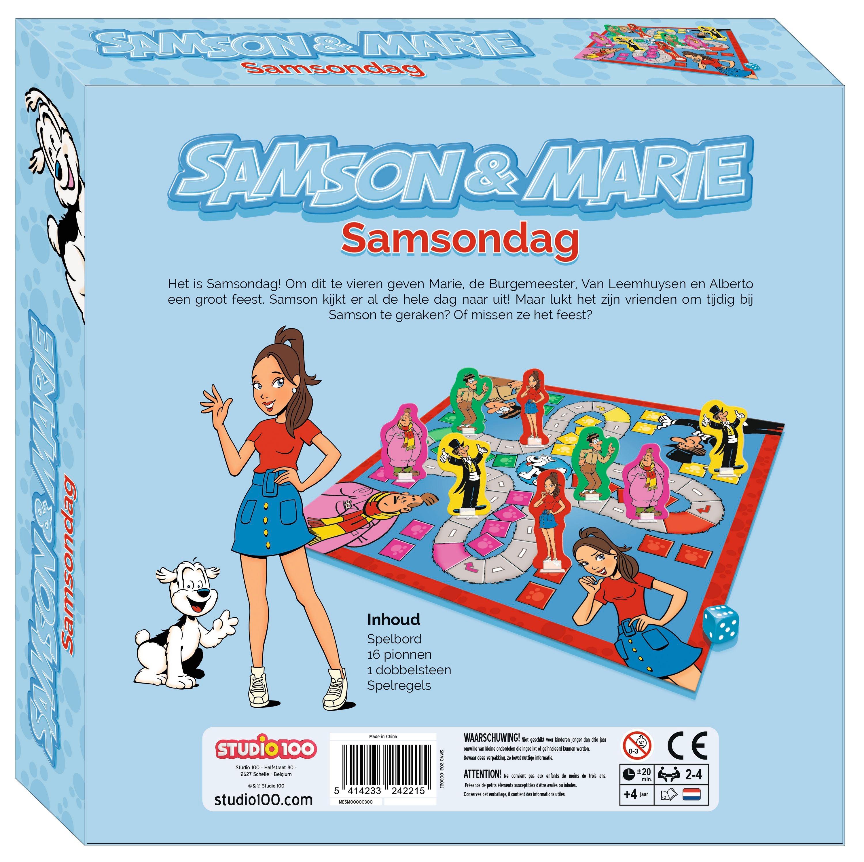 Samson & Marie Bordspel "Samsondag" – 2 tot 4 spelers
