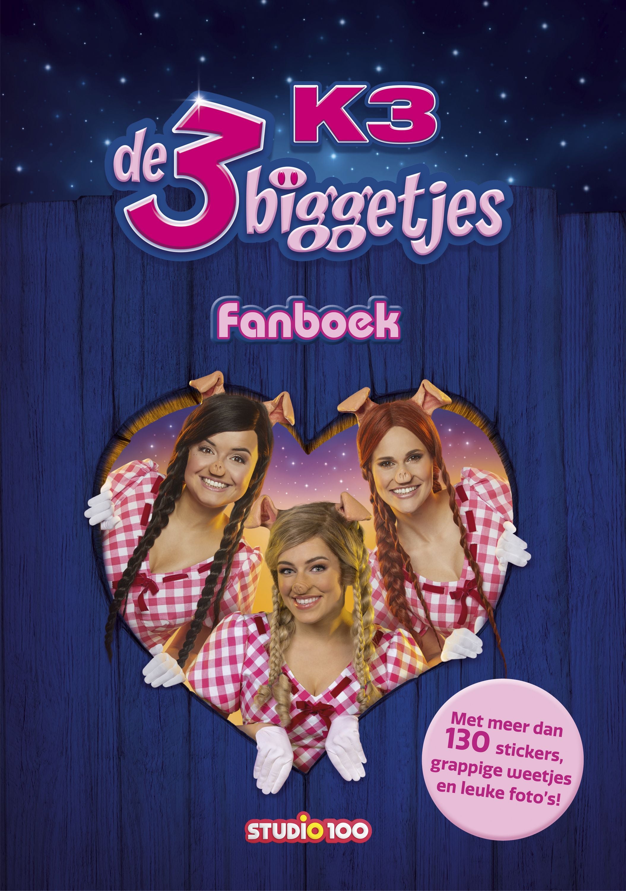 K3 Stickerboek "De 3 Biggetjes" – Fanboek met stickers