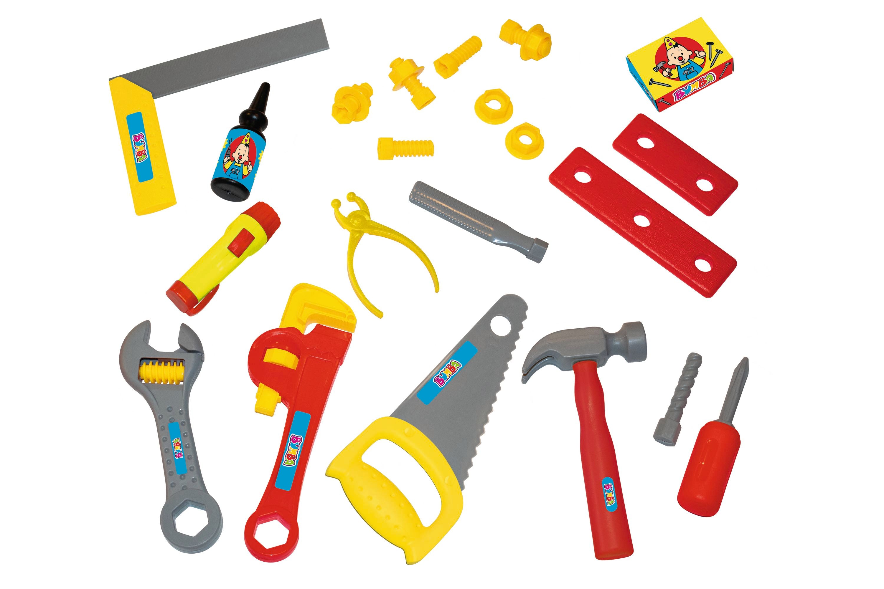 Bumba Speelgoedgereedschapskoffer "Gereedschapskoffer met tools" – 25-delig