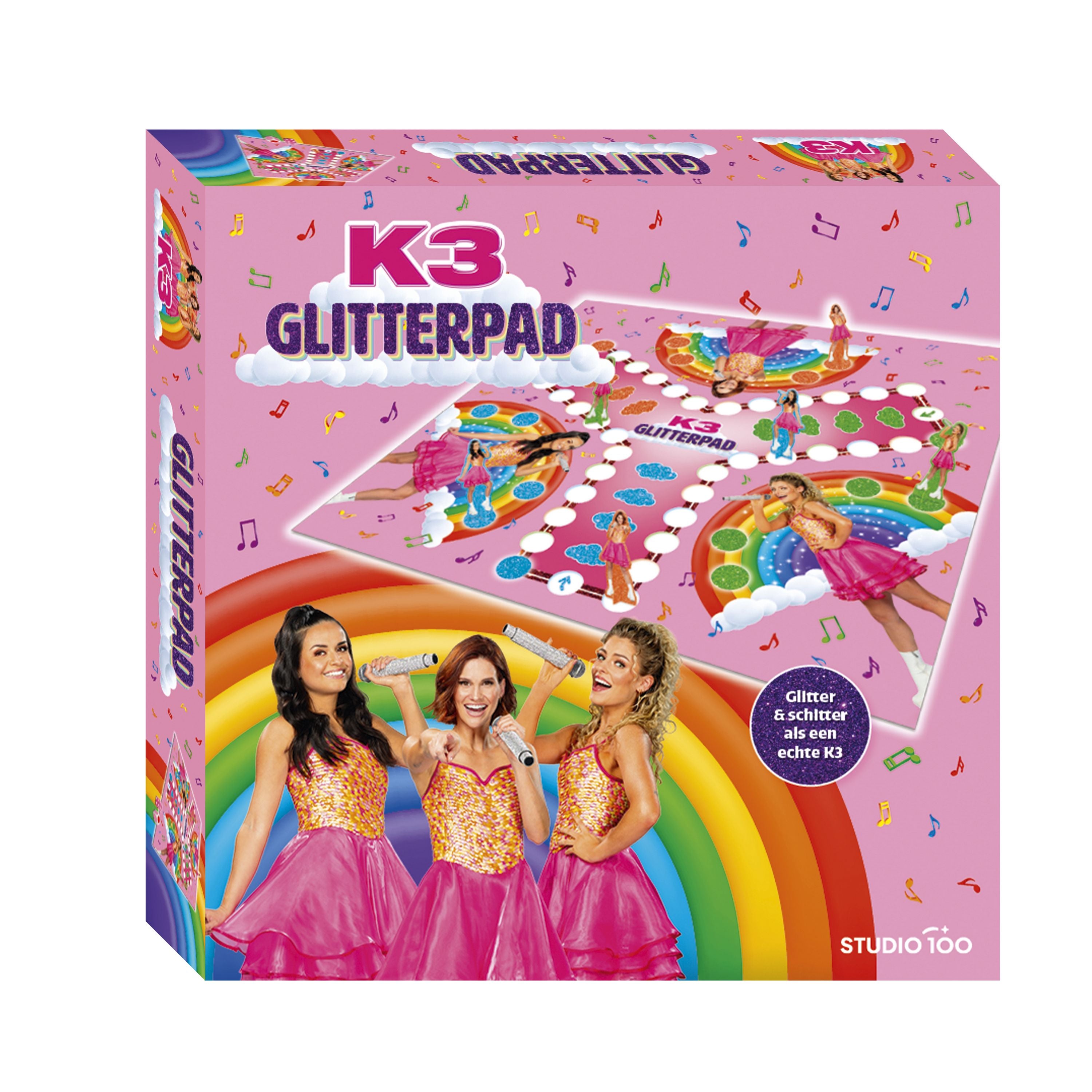 K3 Bordspel "Glitterpad"