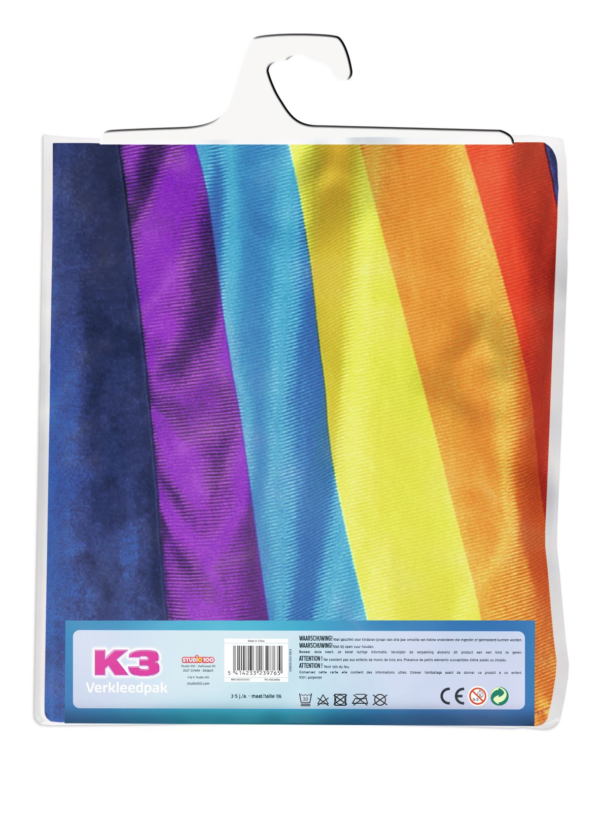 K3 Verkleedkleding - Verkleedpak Regenboog