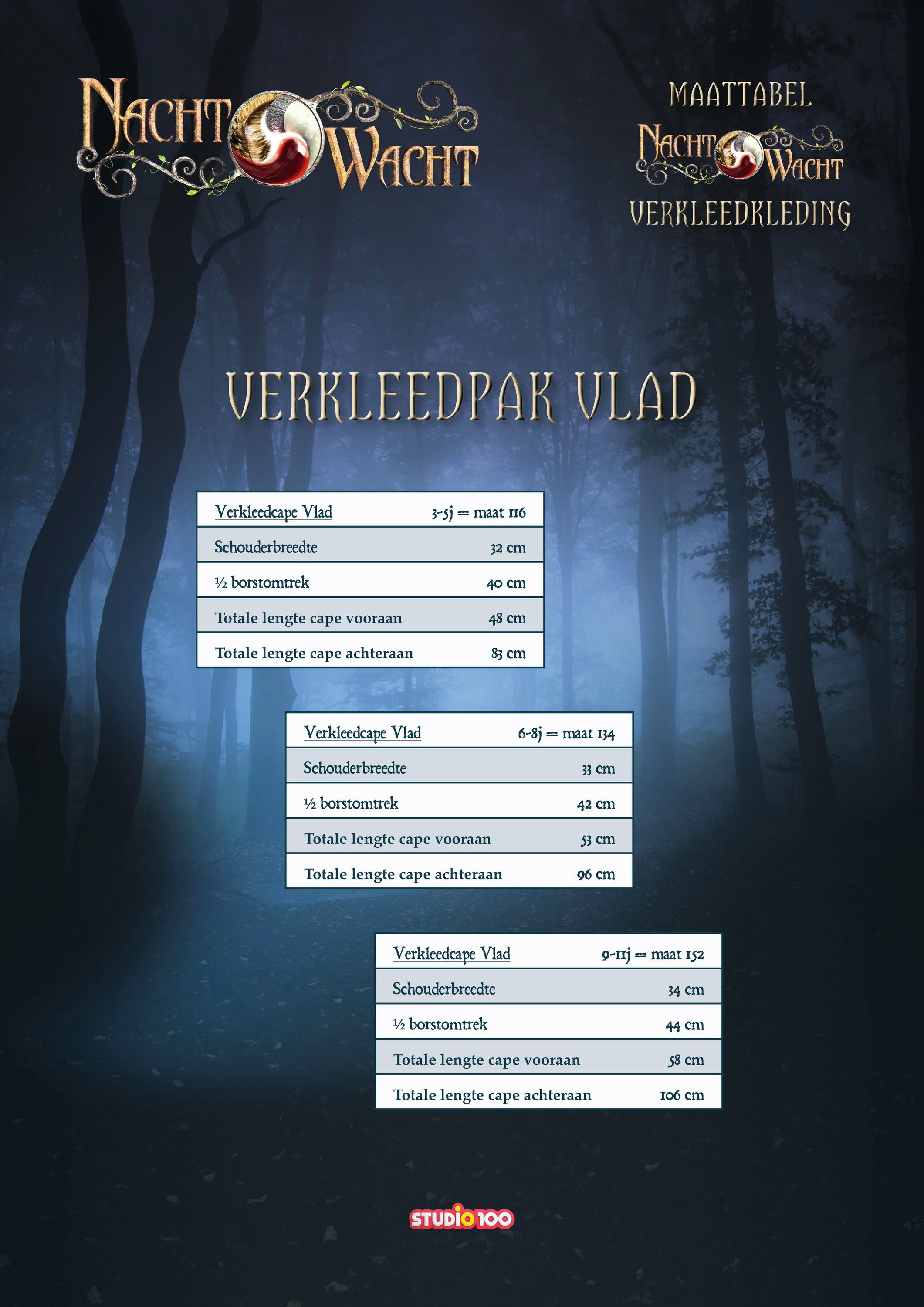 Nachtwacht Verkleedkleding - Verkleedpak Vladimir