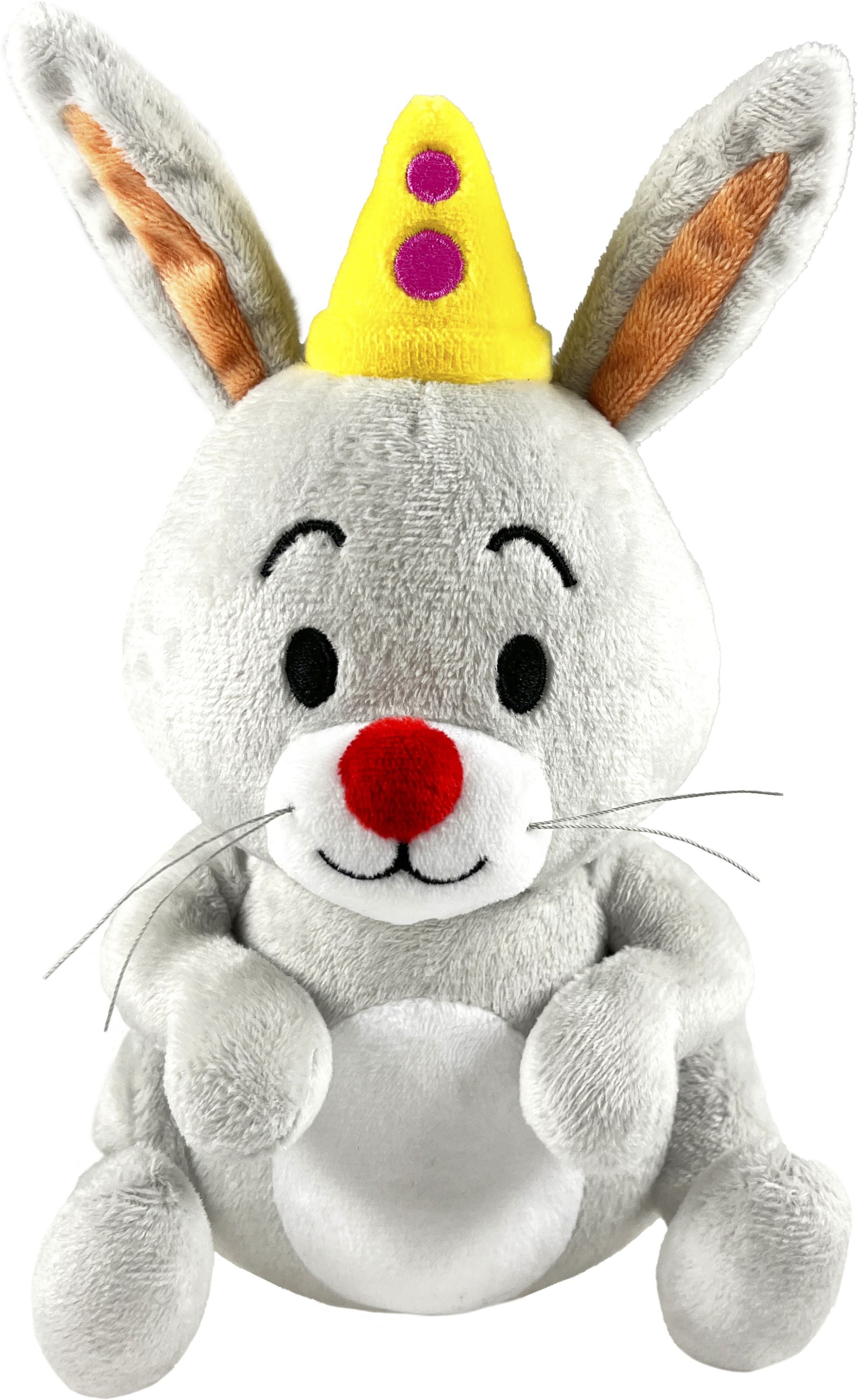 Bumba Knuffel "Pluche Konijn" – 20 cm – Lichtgrijs