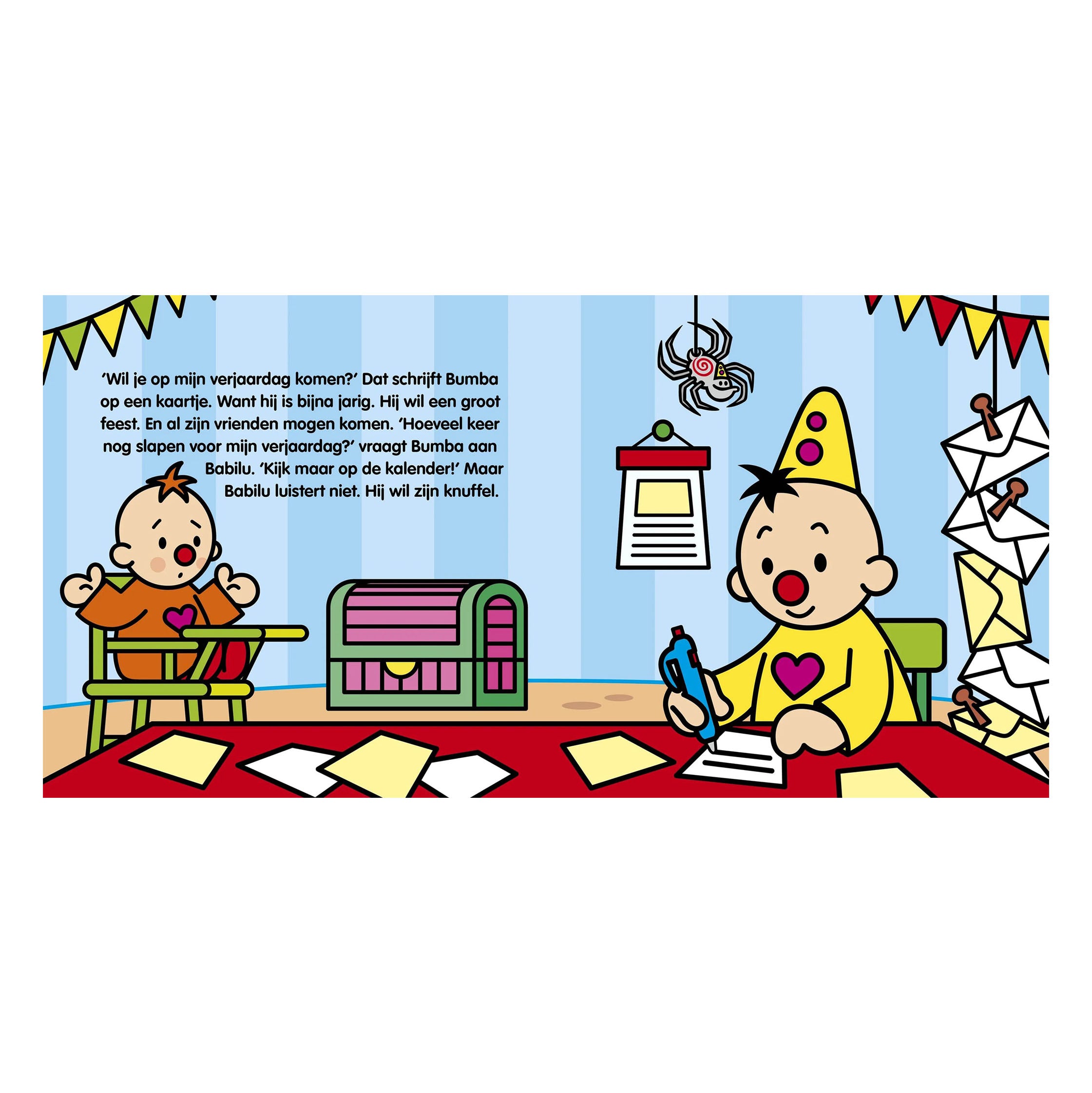 Bumba Kartonboek "Bumba is jarig" - Met flapjes