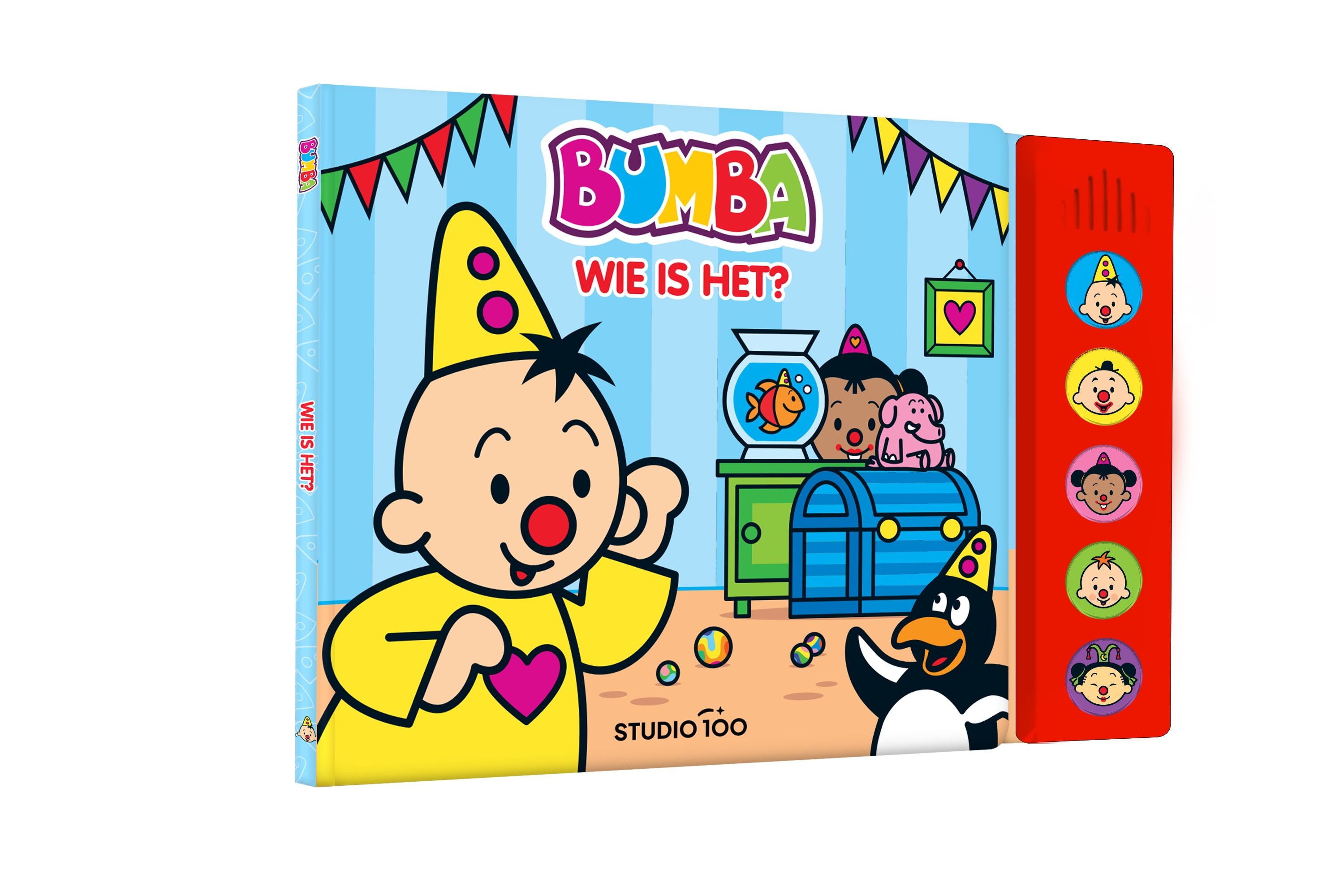 Bumba Geluidenboek "Wie is het?"