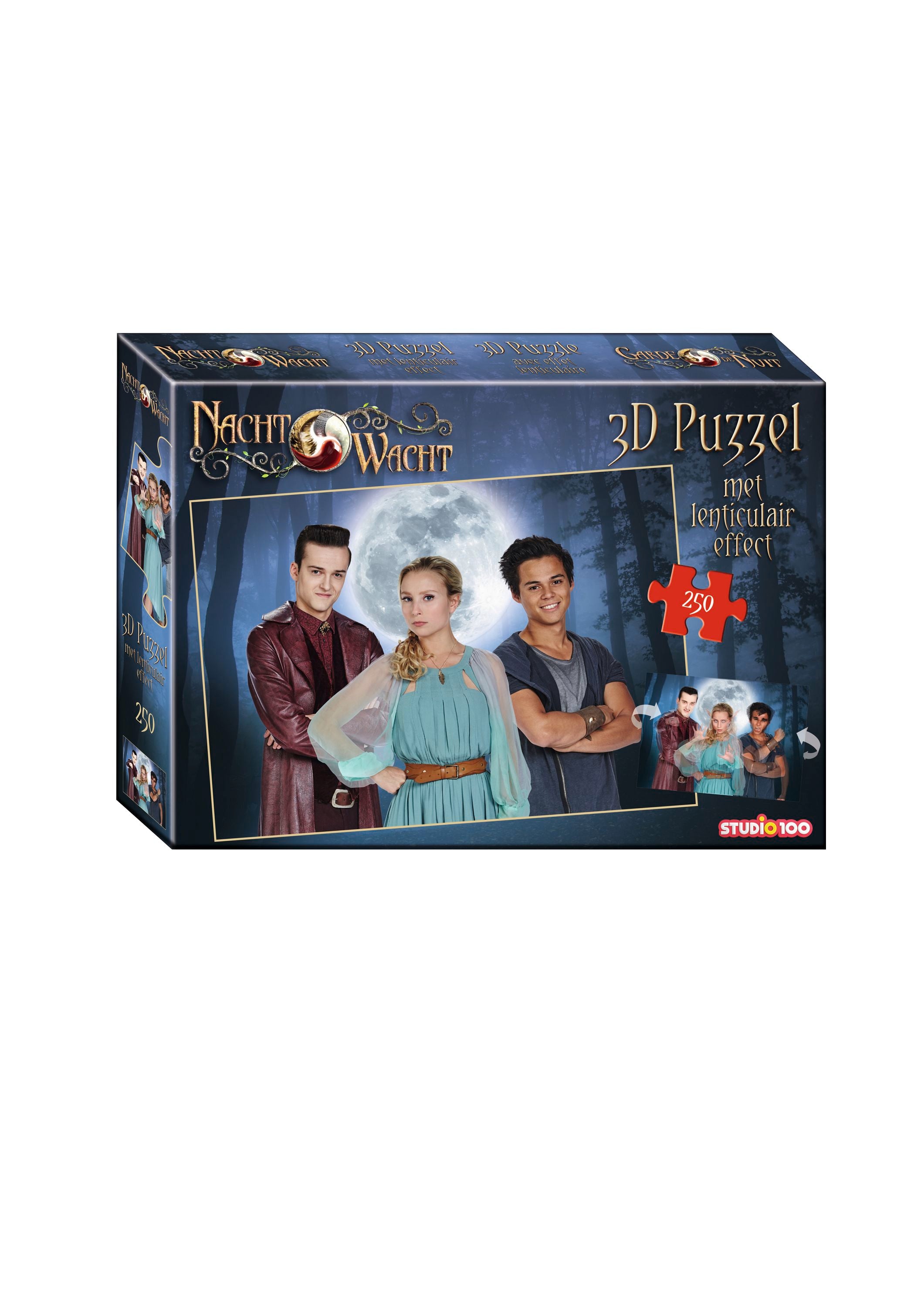 Nachtwacht 3D Puzzel "Met lenticulair effect" – 250 stukjes
