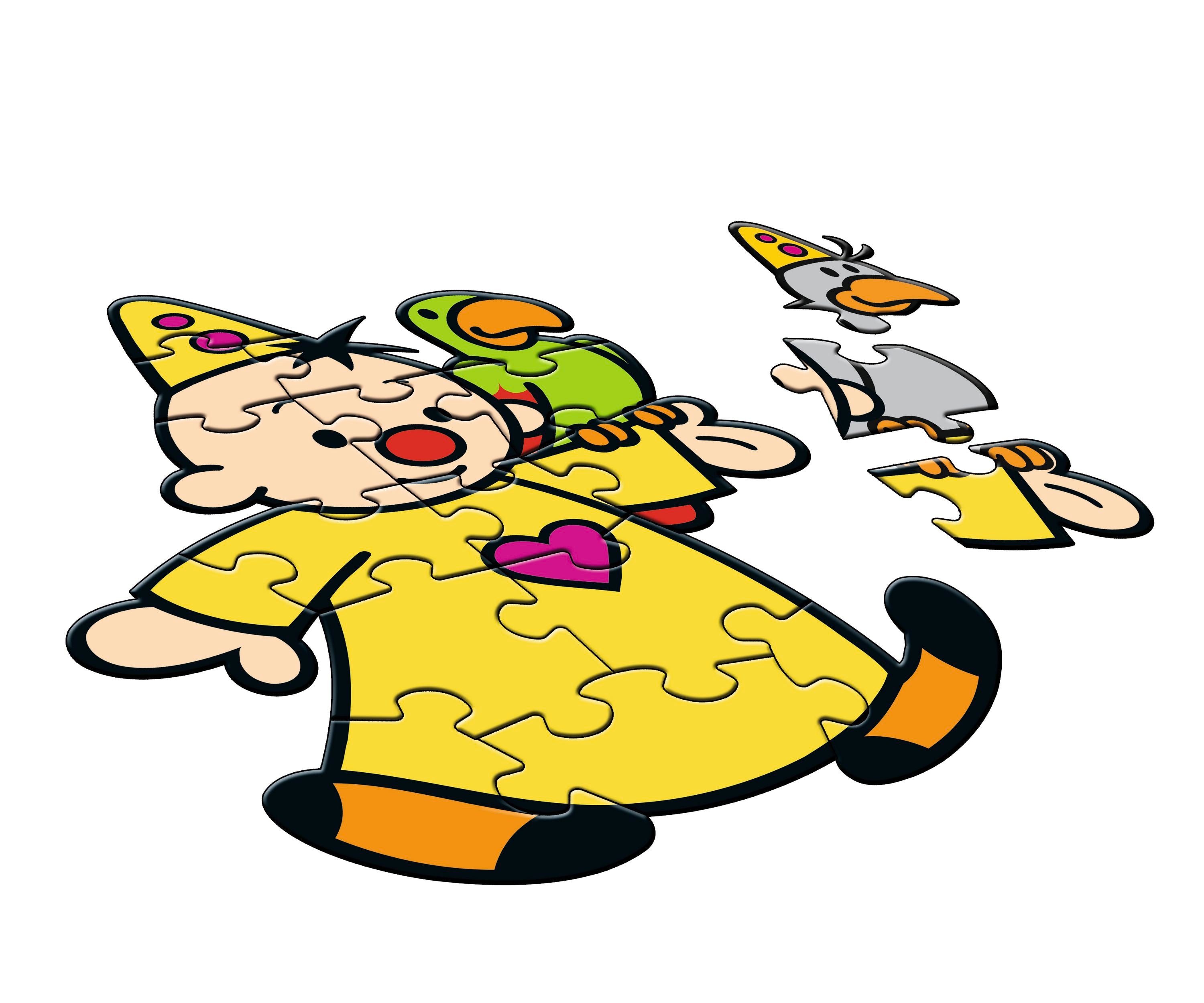 Bumba Mega vloerpuzzel "In koffertje" – 16 stukken – 60 cm