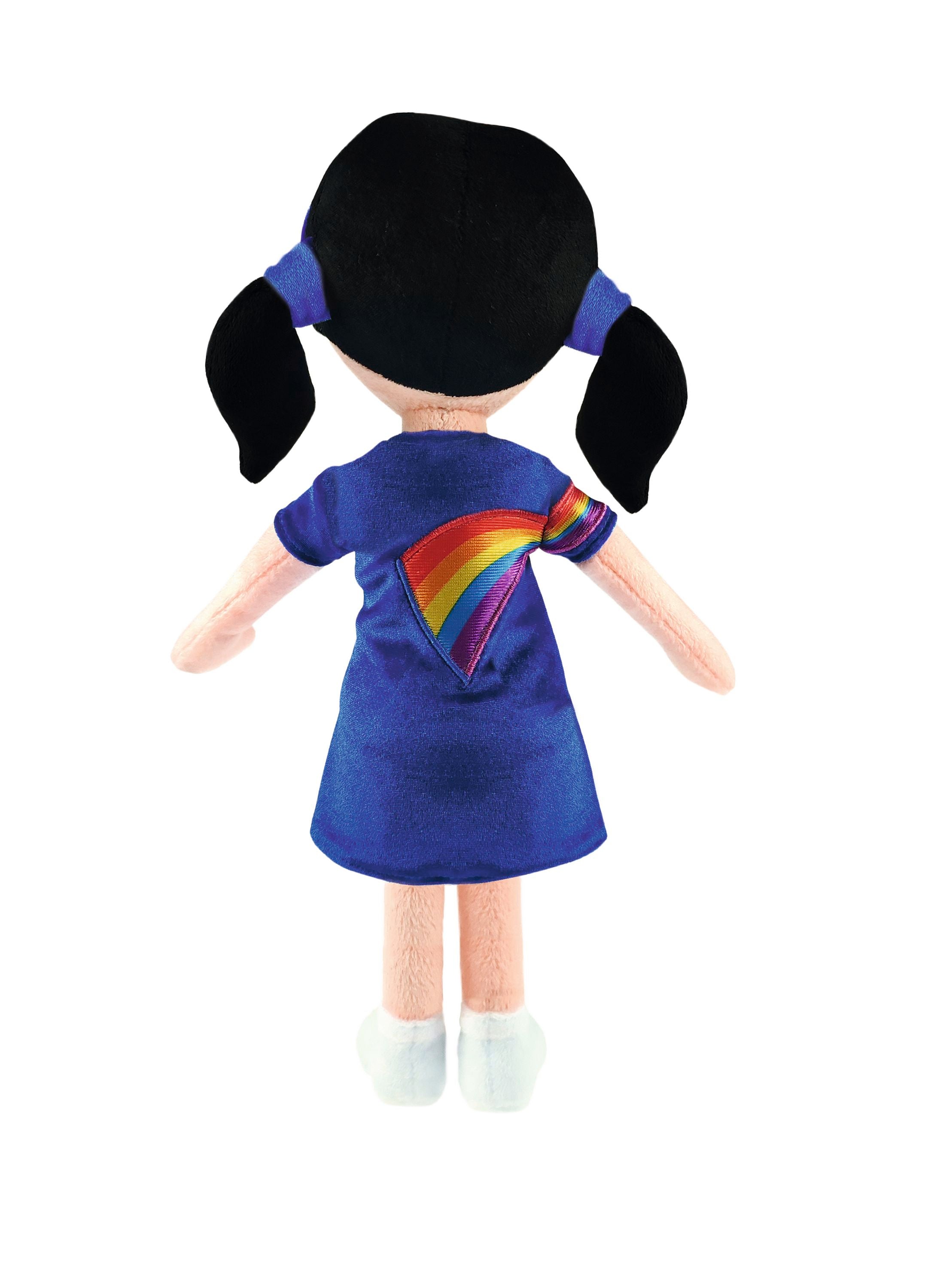 K3 Knuffelpop "Marthe Regenboogjurkje" – 30 cm