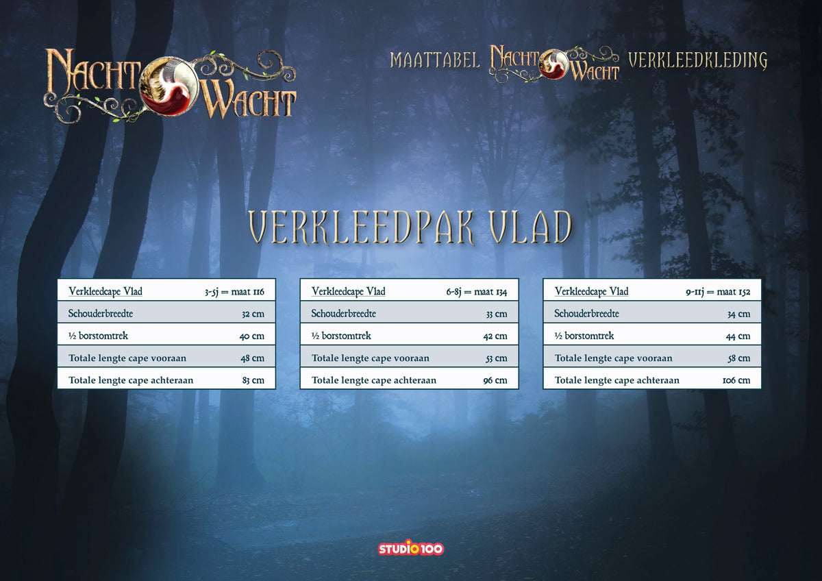 Nachtwacht Verkleedkleding "Verkleedpak Vladimir" –