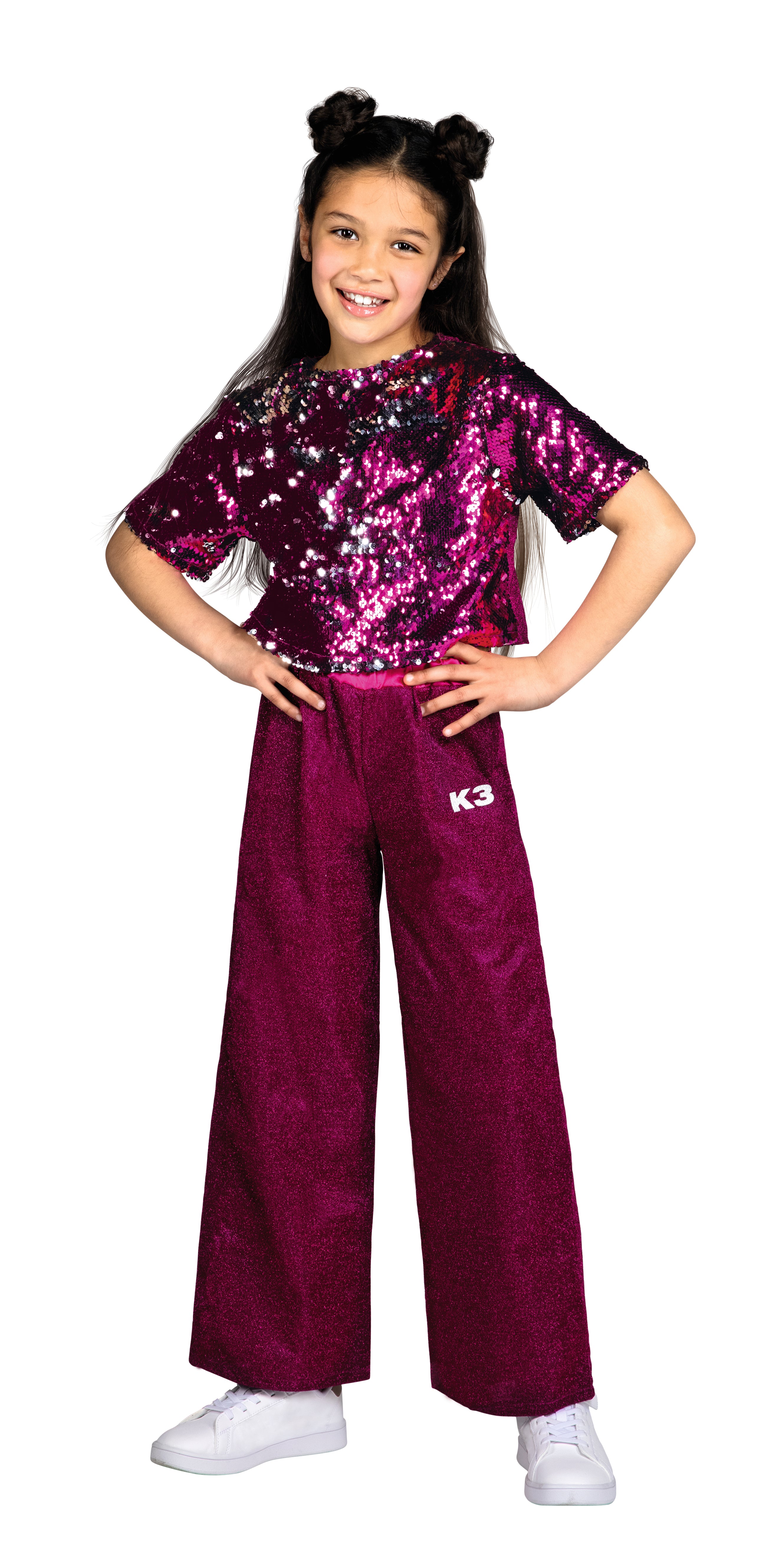 K3 Verkleedkleding Glitteroutfit - Roze