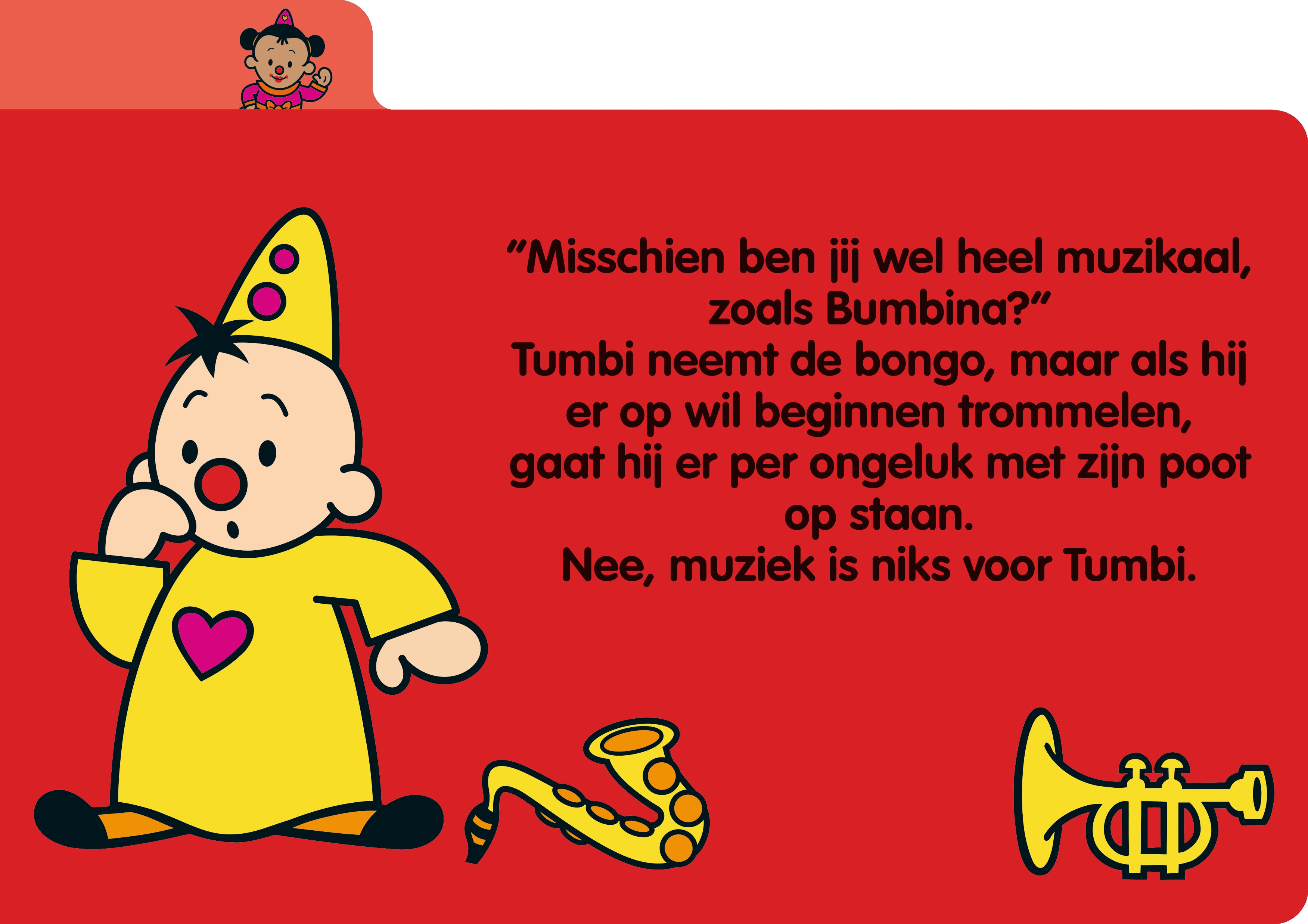 Bumba Kartonboek "Ieder zijn talent" - Met tabs