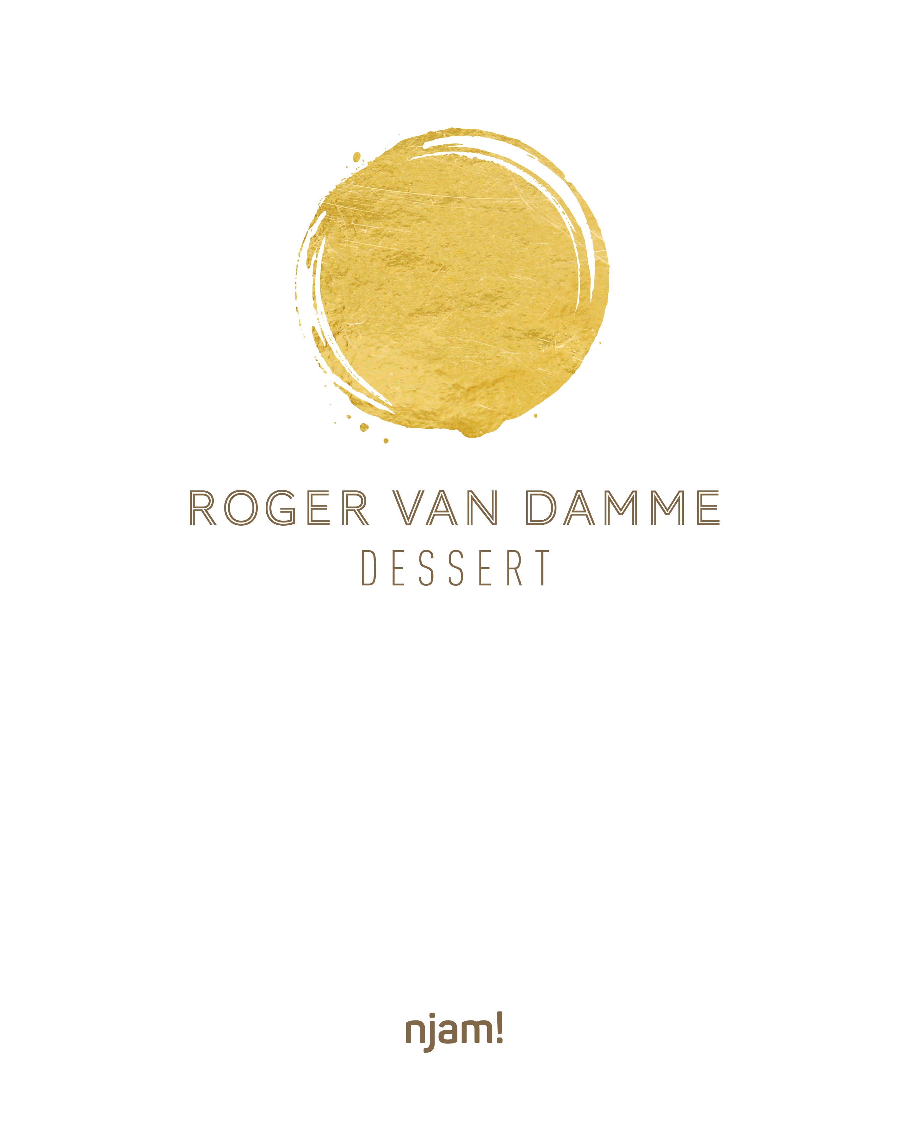 njam! "Dessert" - Roger van Damme