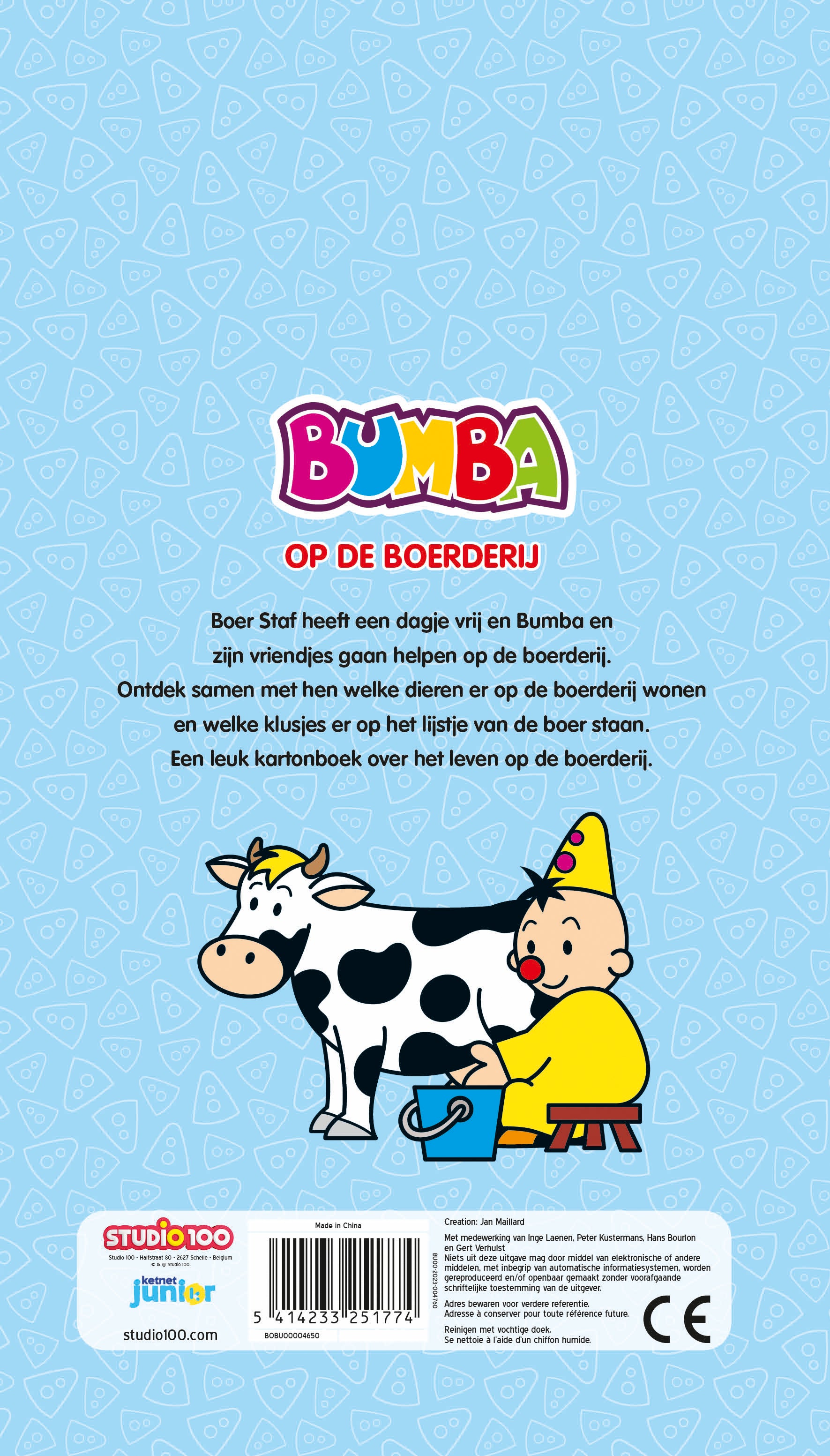 Bumba Kartonboek "Op de boerderij"