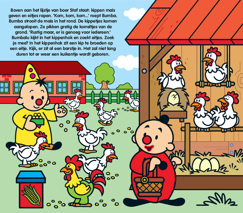 Bumba Kartonboek "Op de boerderij"