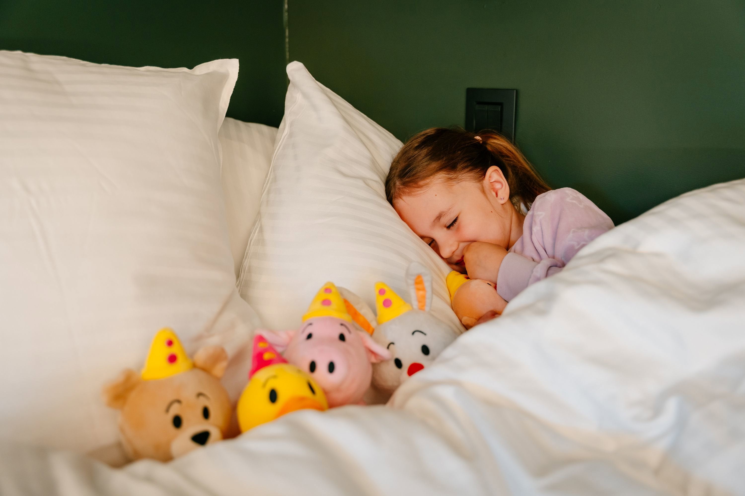 Bumba Knuffel "Pluche Konijn" – 20 cm – Lichtgrijs