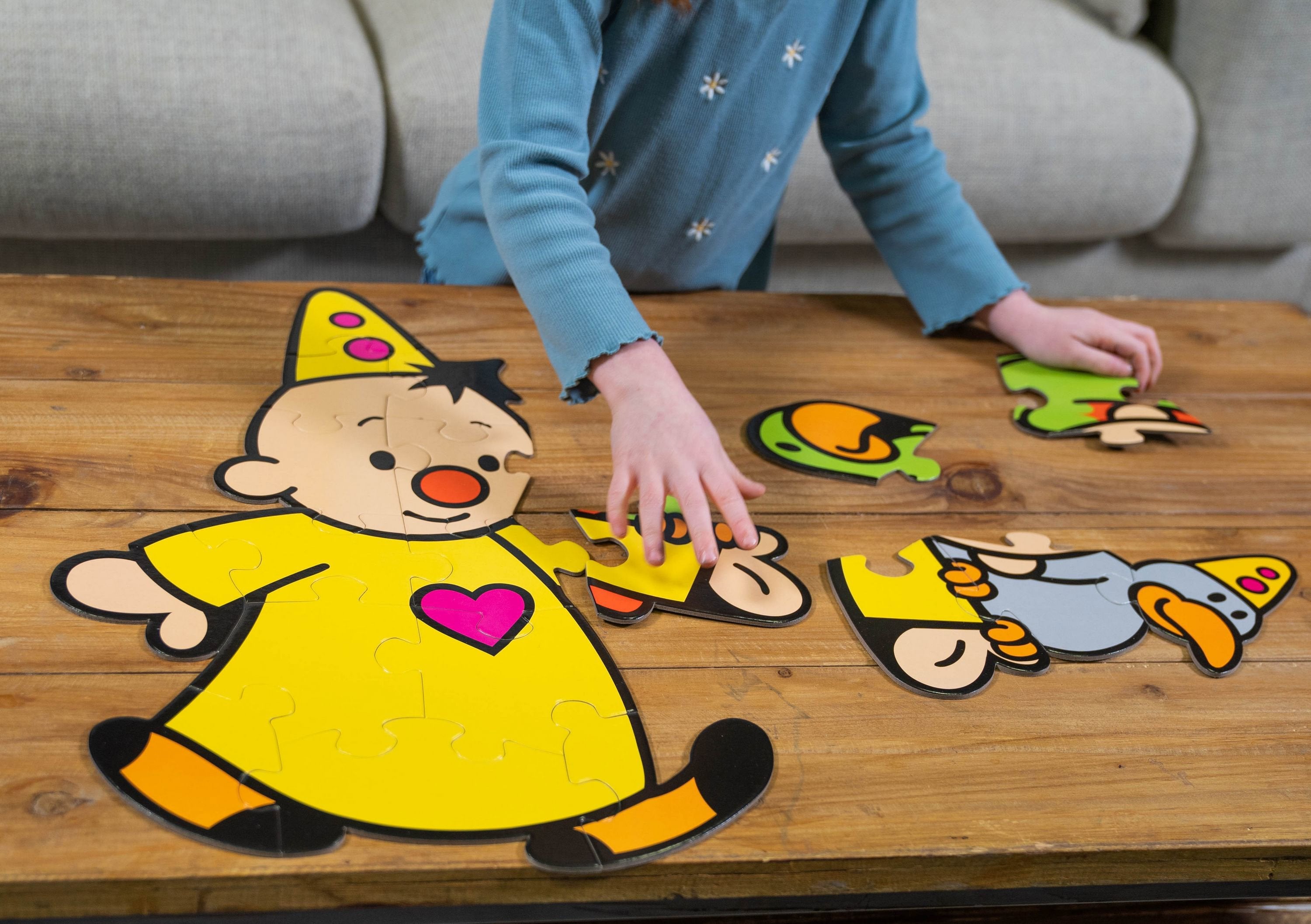 Bumba Mega vloerpuzzel "In koffertje" – 16 stukken – 60 cm