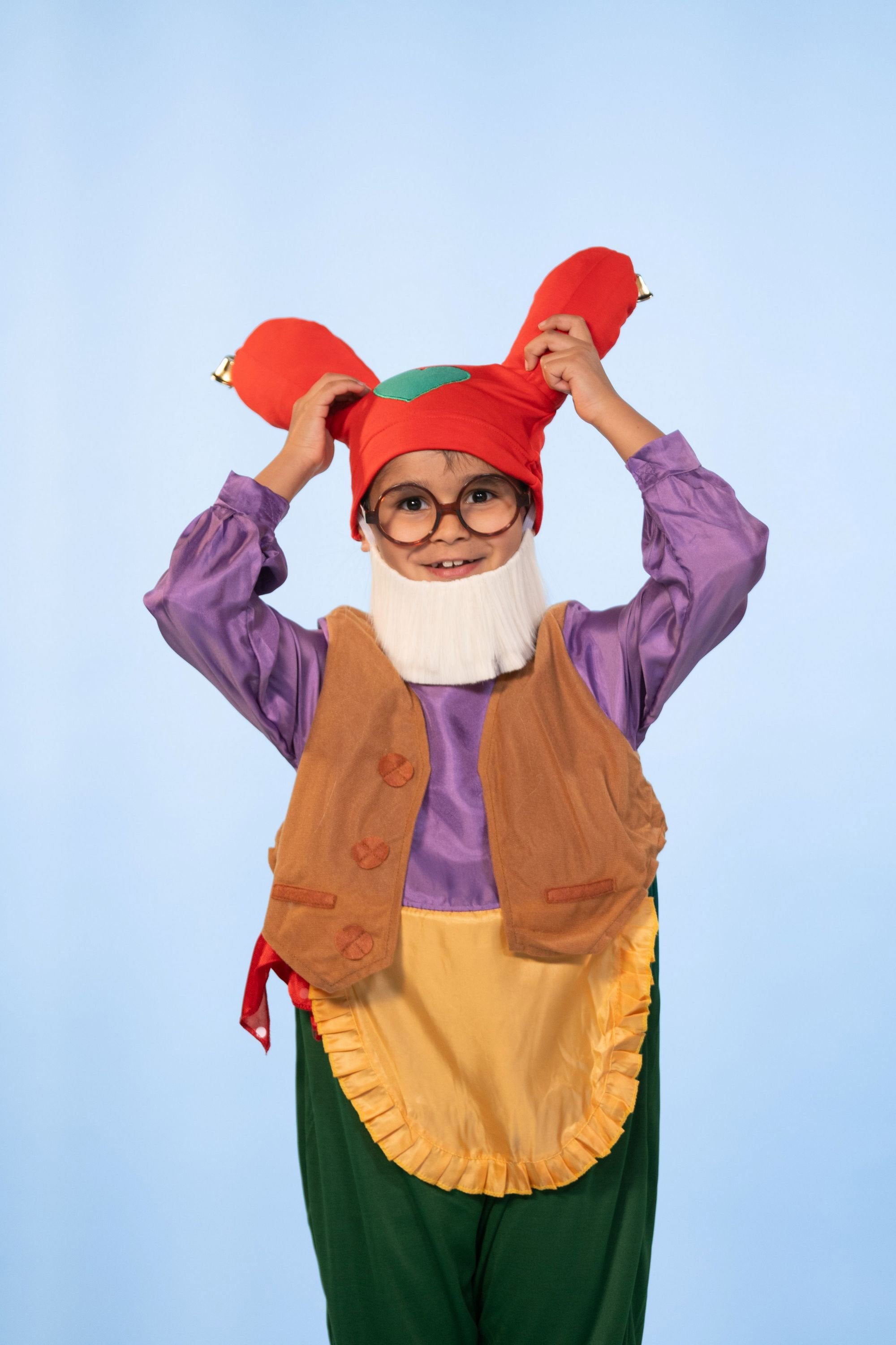 Kabouter Plop Verkleedkleding "Verkleedpak" – 4-7 Jaar – Maat 122