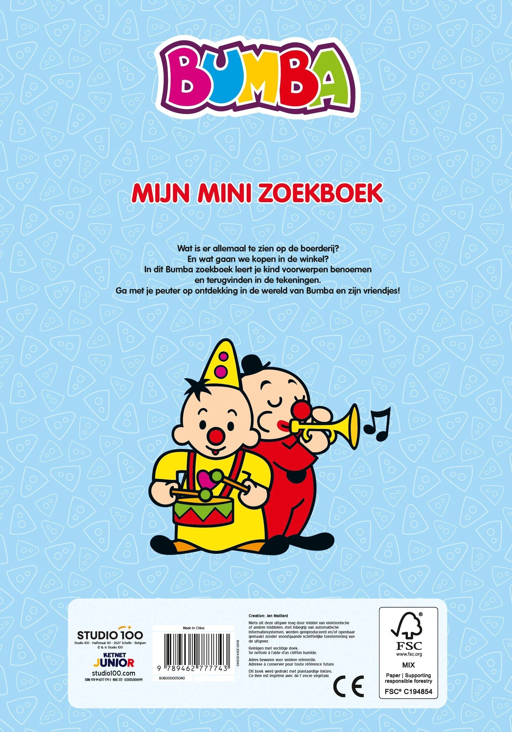 Bumba Kartonboek "Mijn mini zoekboek" - Mini