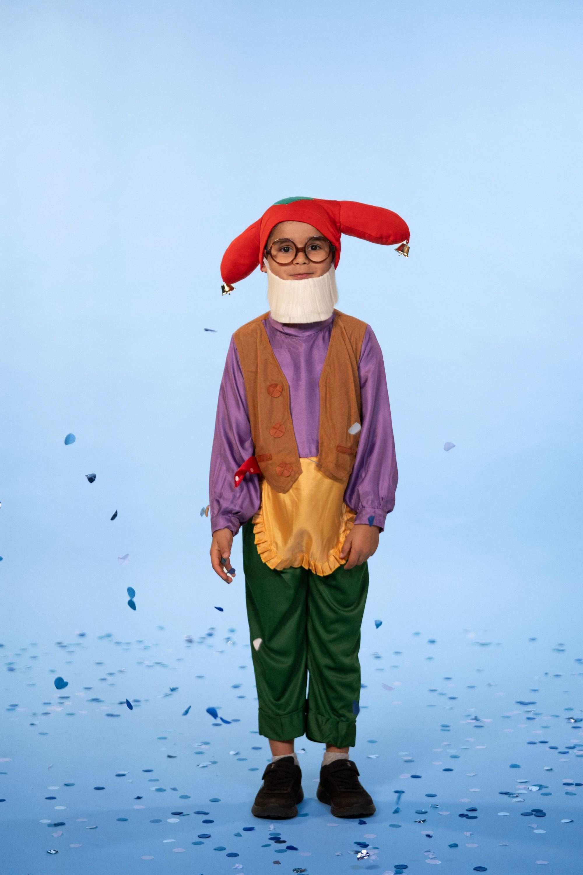 Kabouter Plop Verkleedkleding "Verkleedpak" – 4-7 Jaar – Maat 122