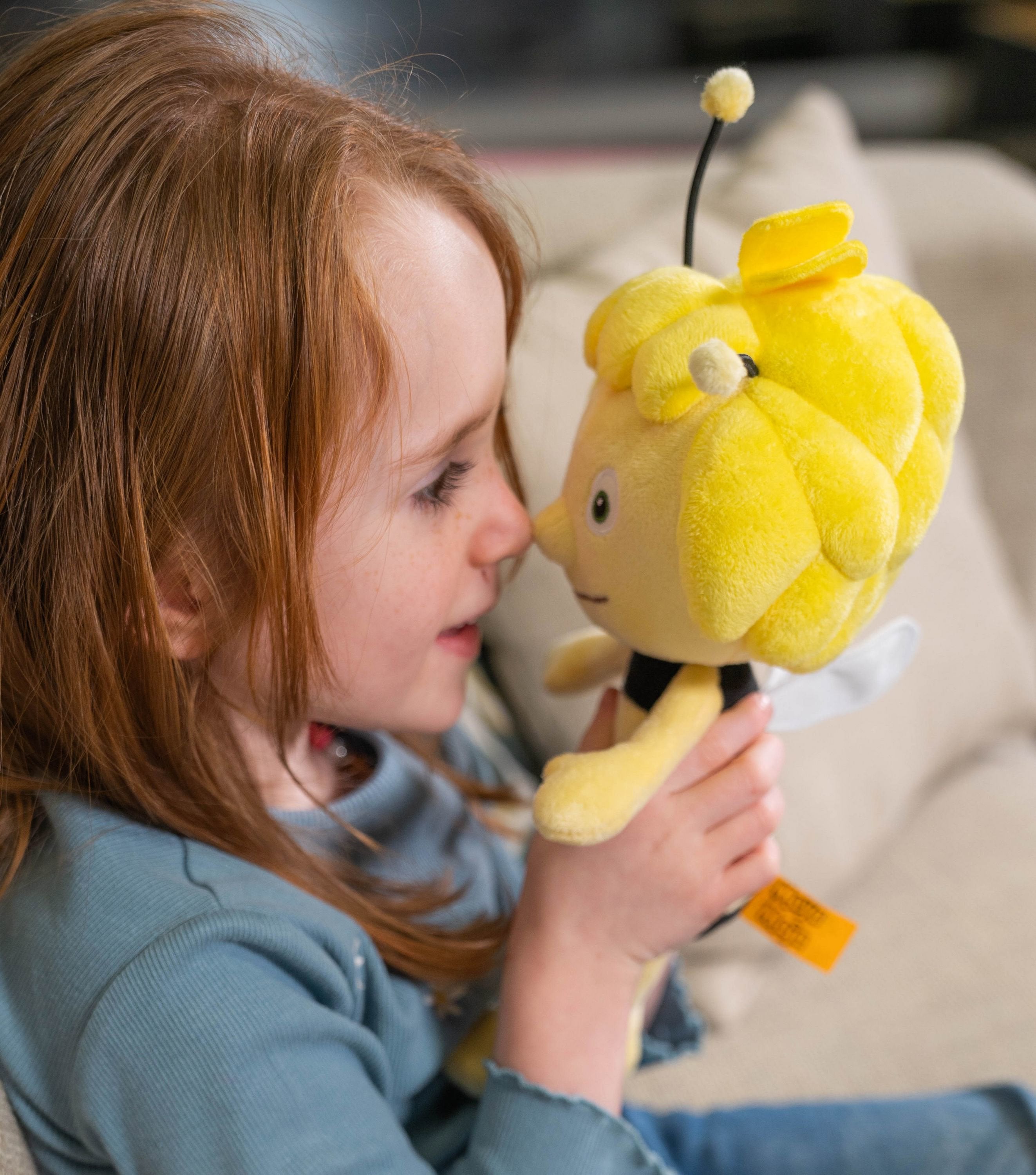 Maya de Bij Knuffel "Pluche" – 20 cm
