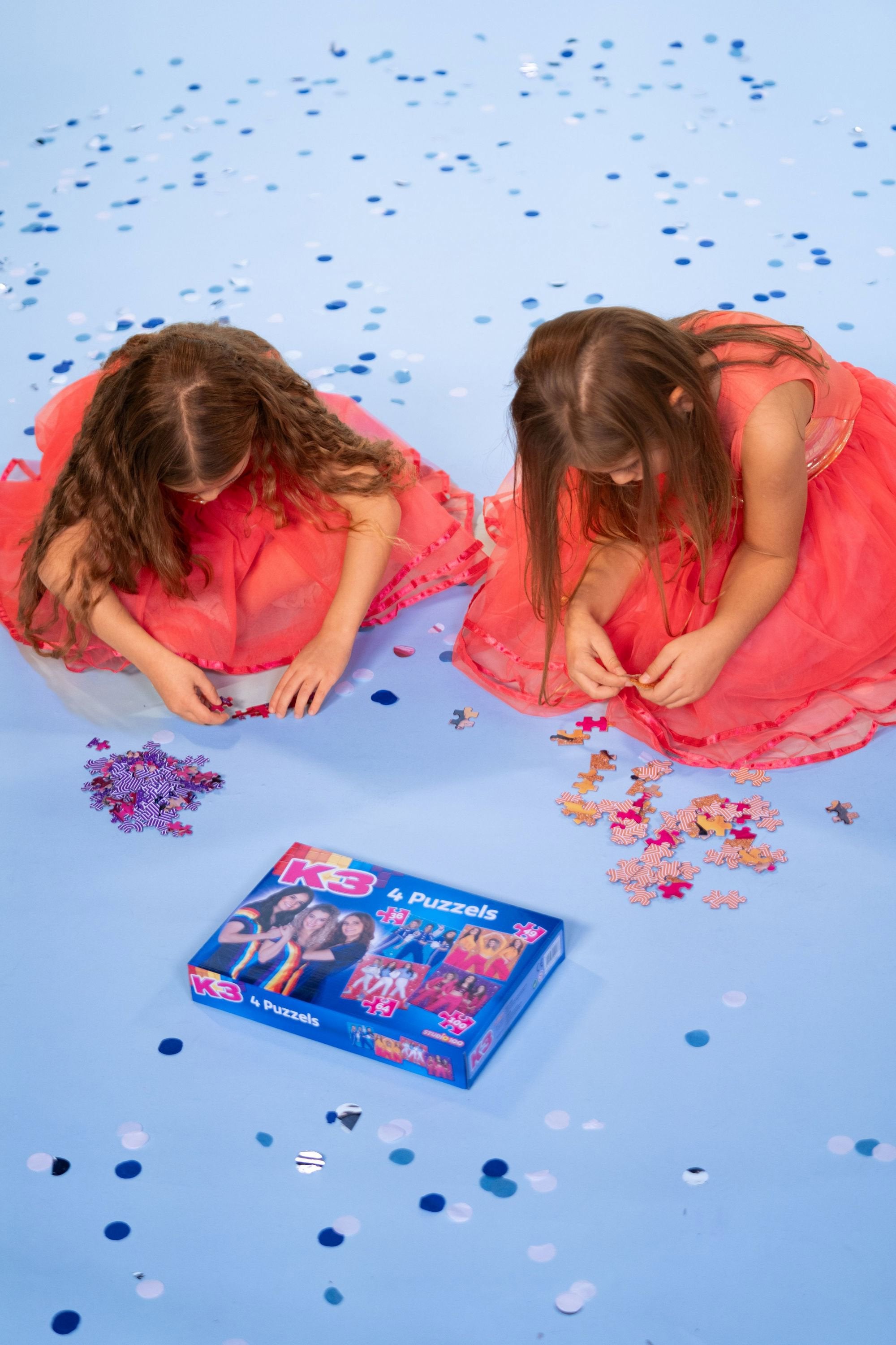 K3 Puzzel "Glitter" – 4 in 1