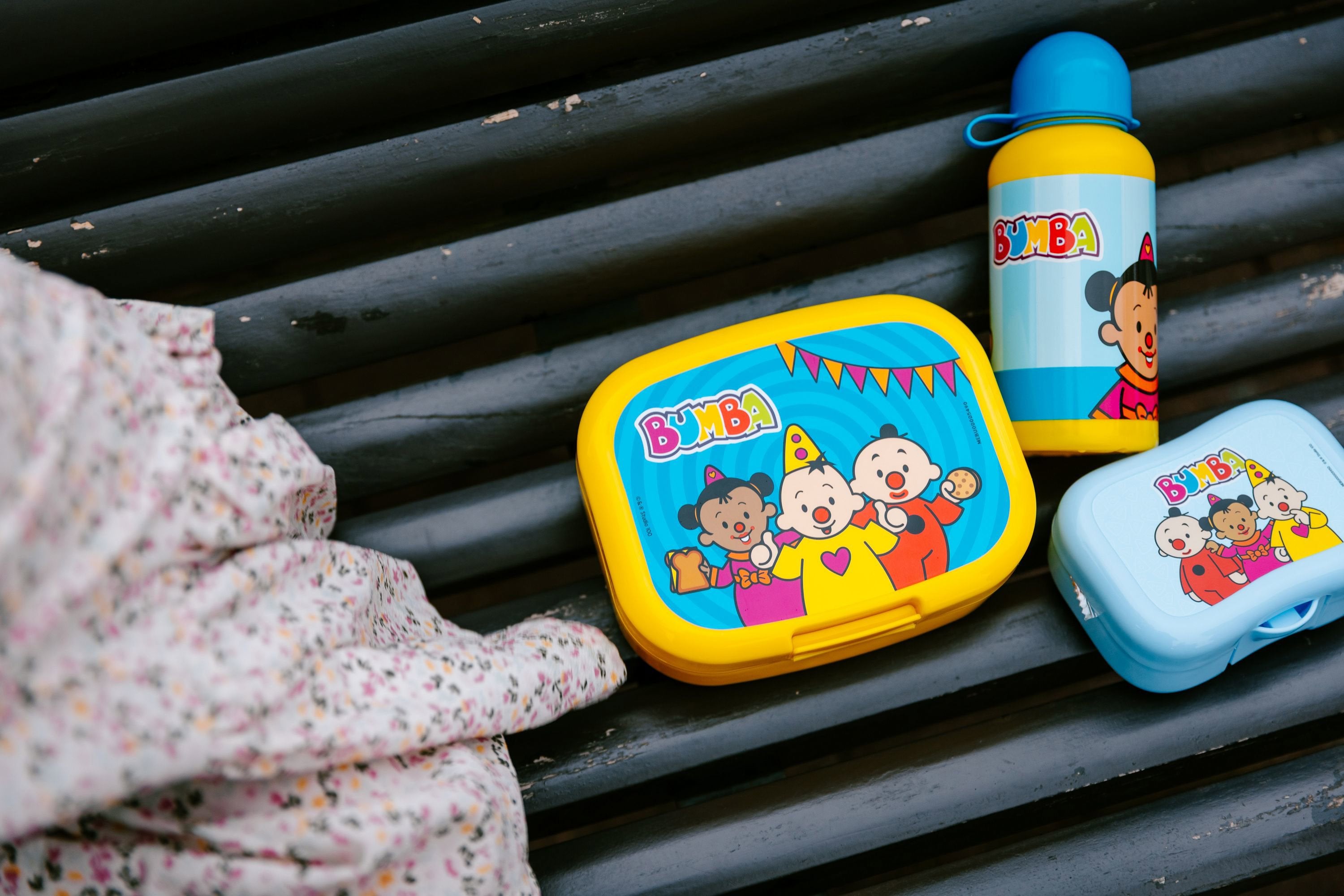 Bumba Vershouddoos – "Brooddoos met naamlabel "Vrienden" - Geel