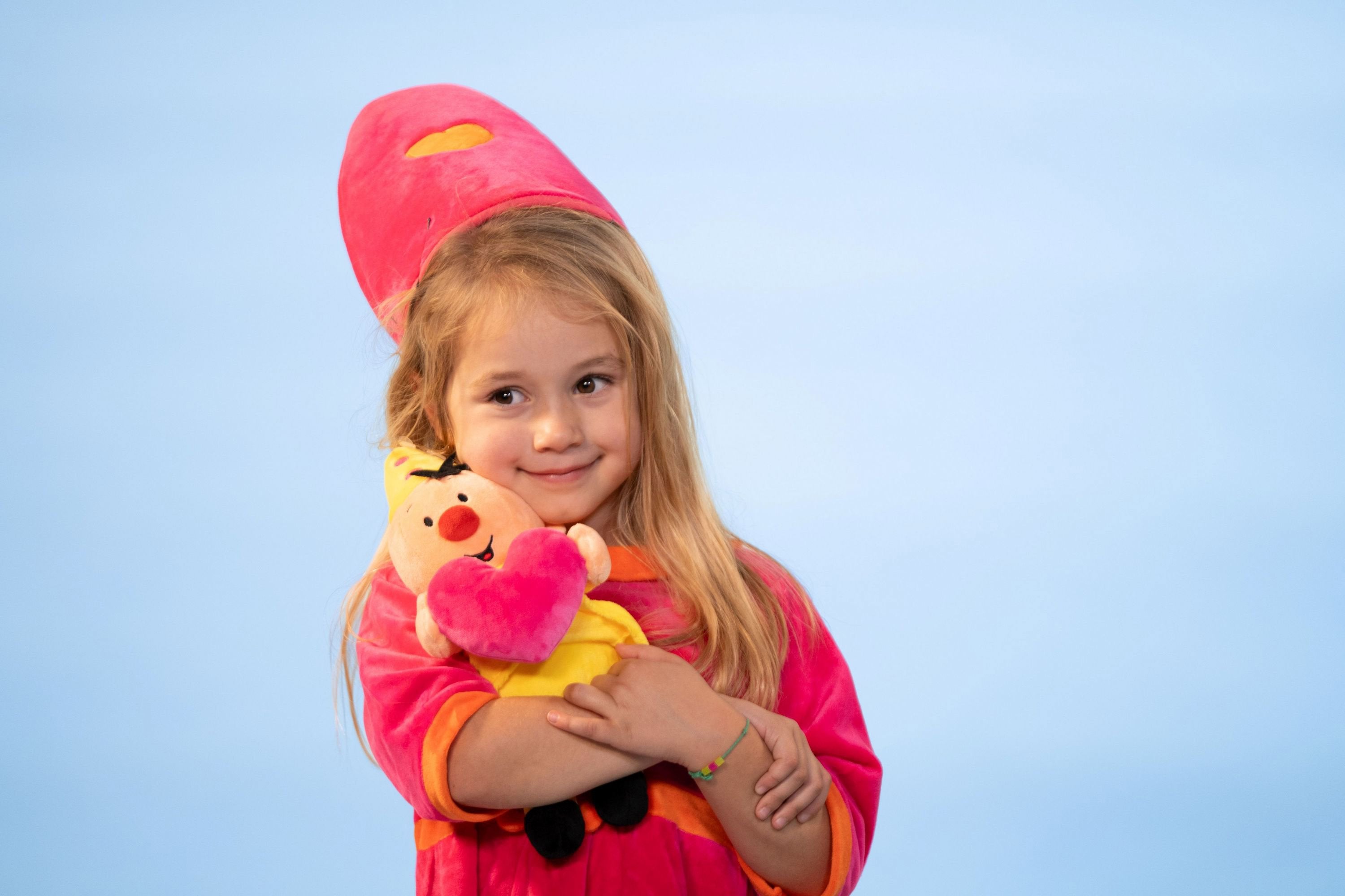 Bumba Knuffel "Pluche Met hart" – 25 cm