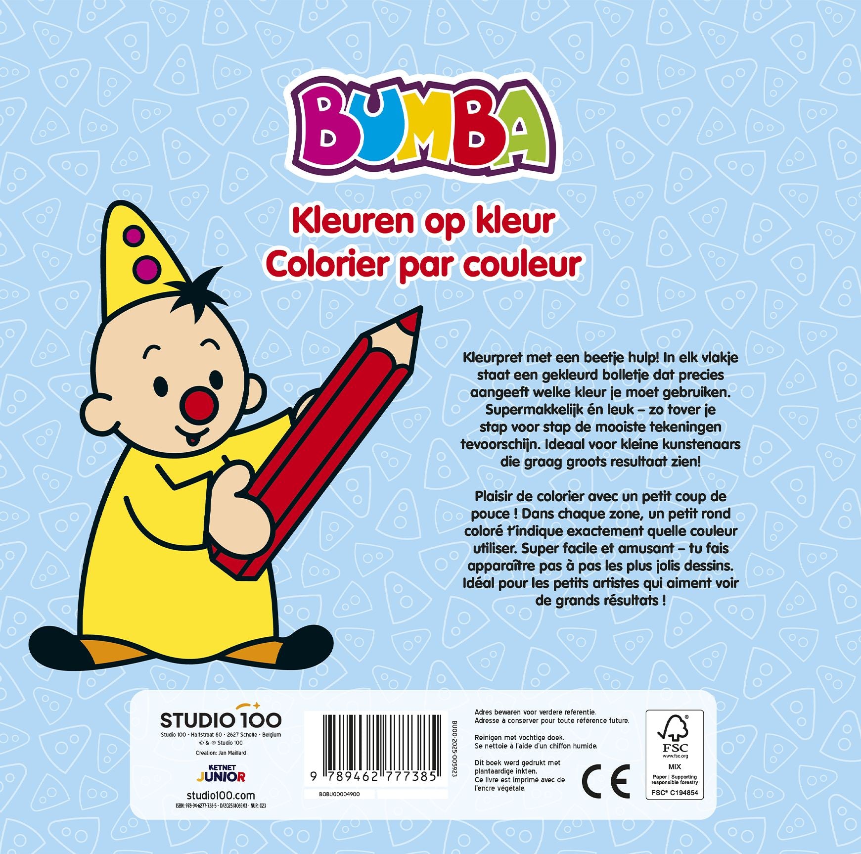 Bumba Kleurboek "Kleuren op kleur"