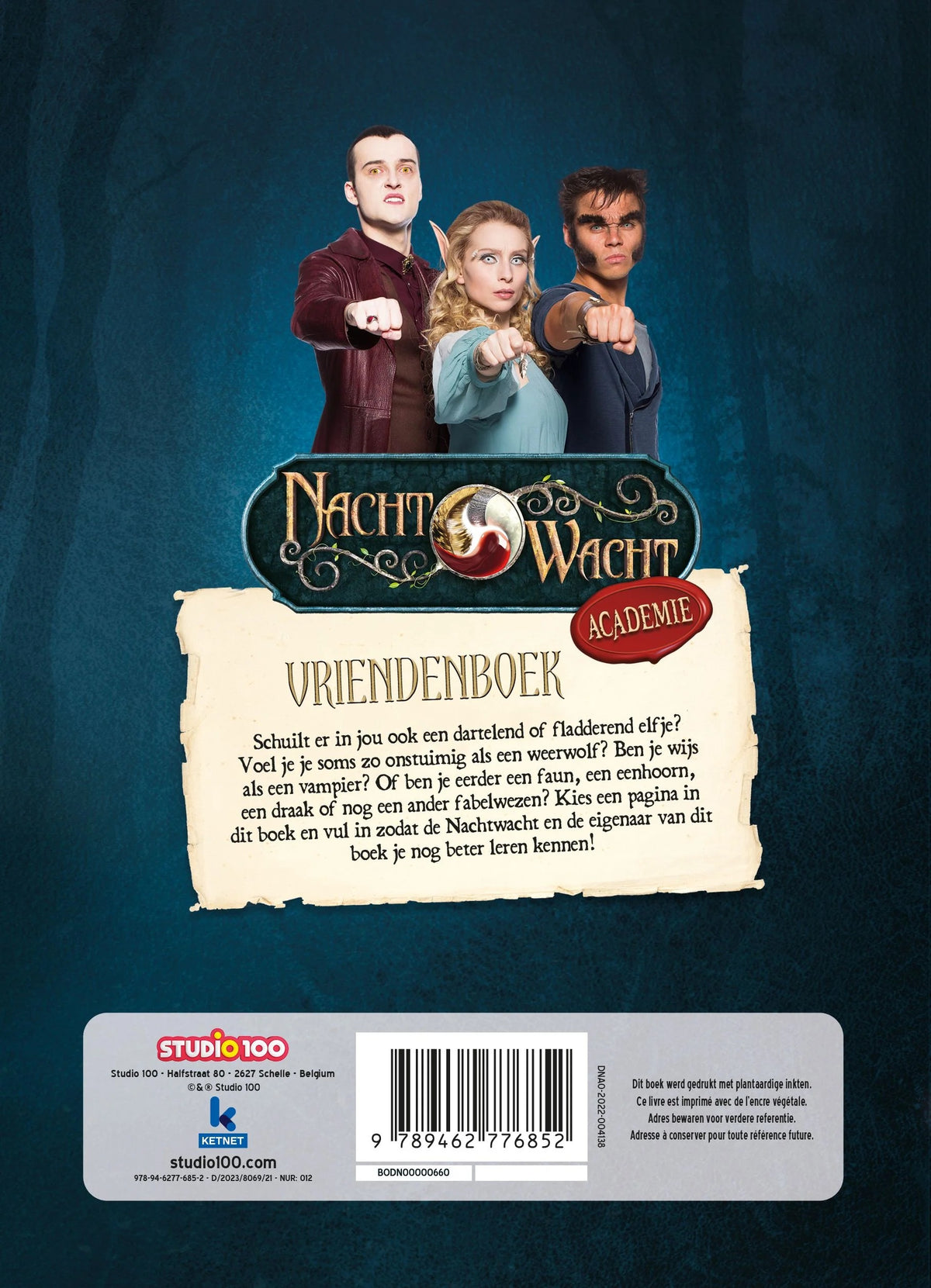Nachtwacht Vriendenboek "Academy"