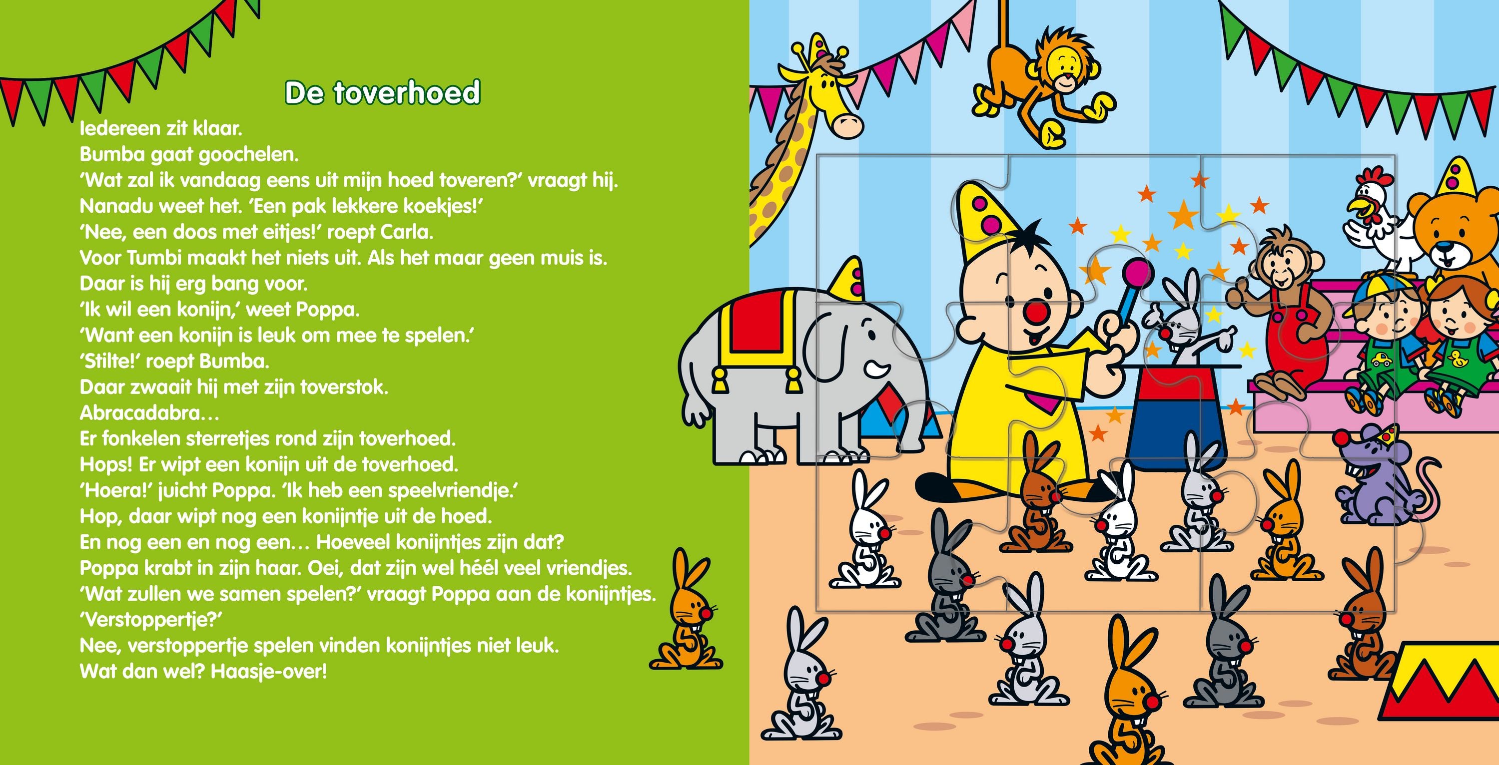 Bumba Puzzelboek "Geel"