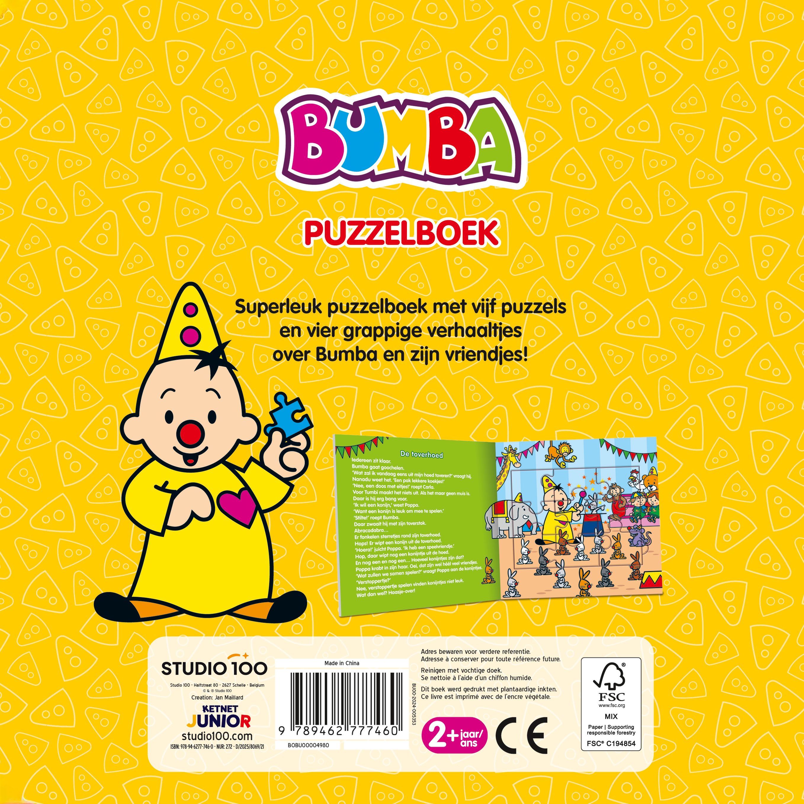Bumba Puzzelboek "Geel"