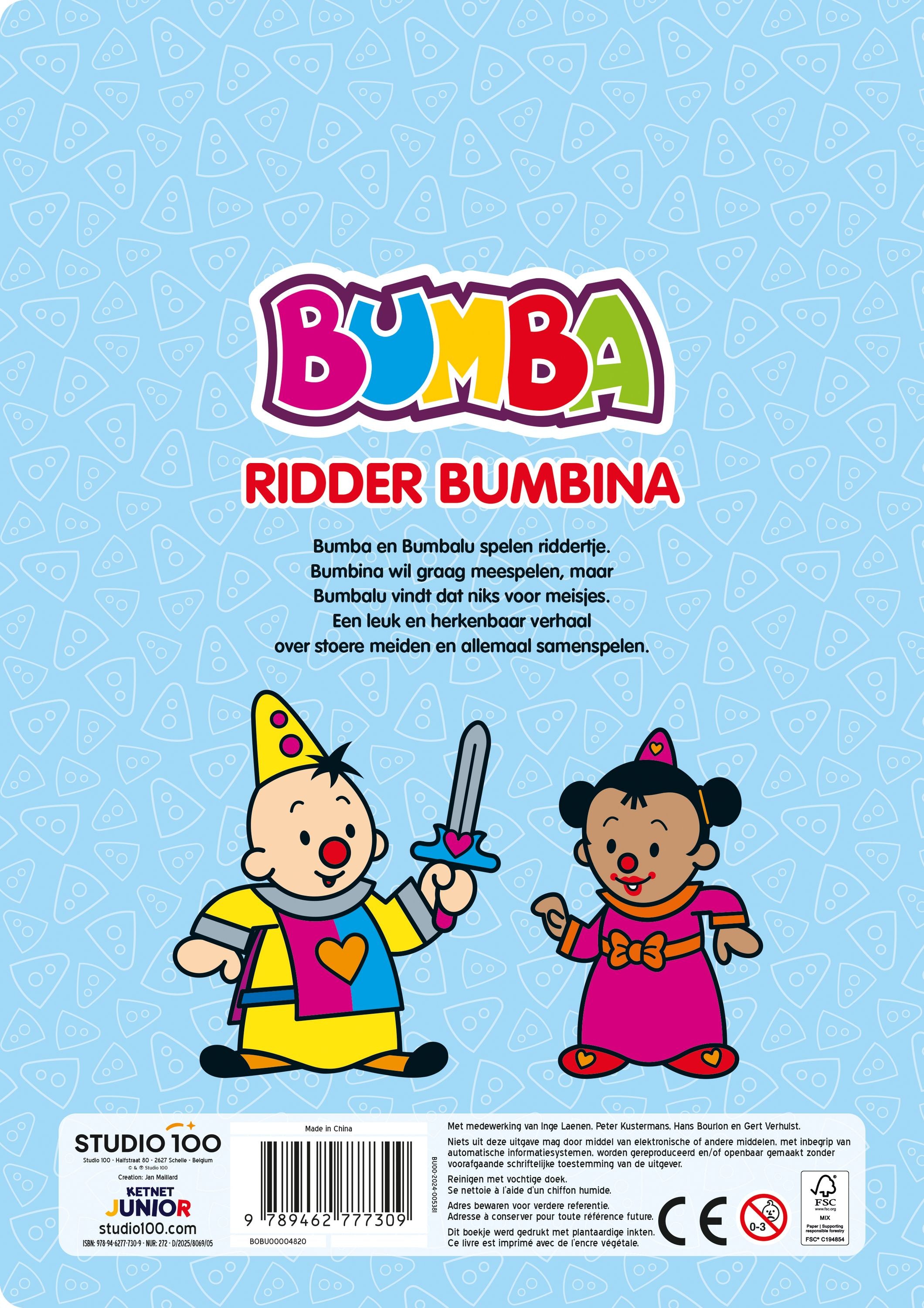 Bumba Kartonboek "Ridder Bumbina"