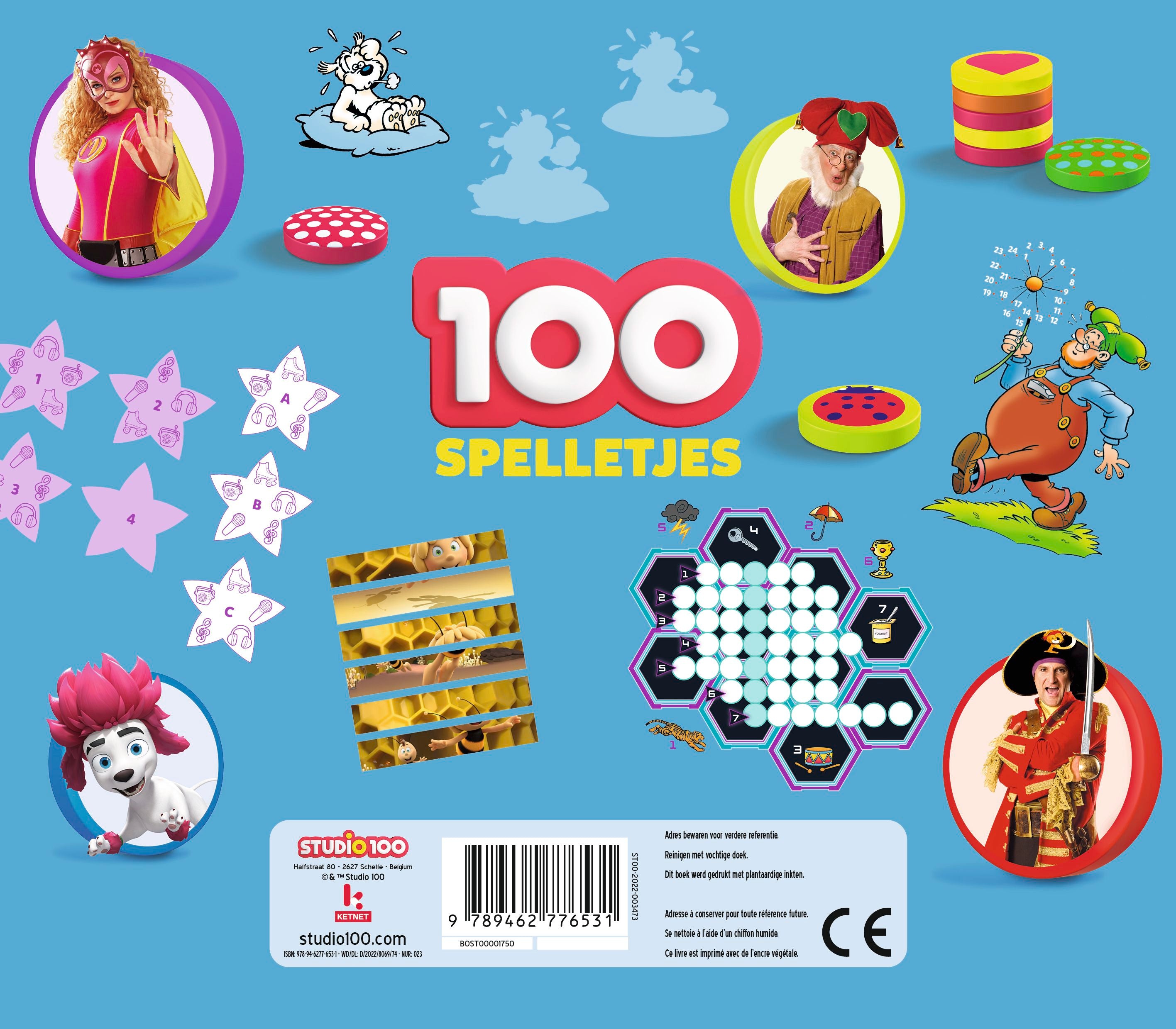 Studio 100 Doeboek "100 spelletjes"