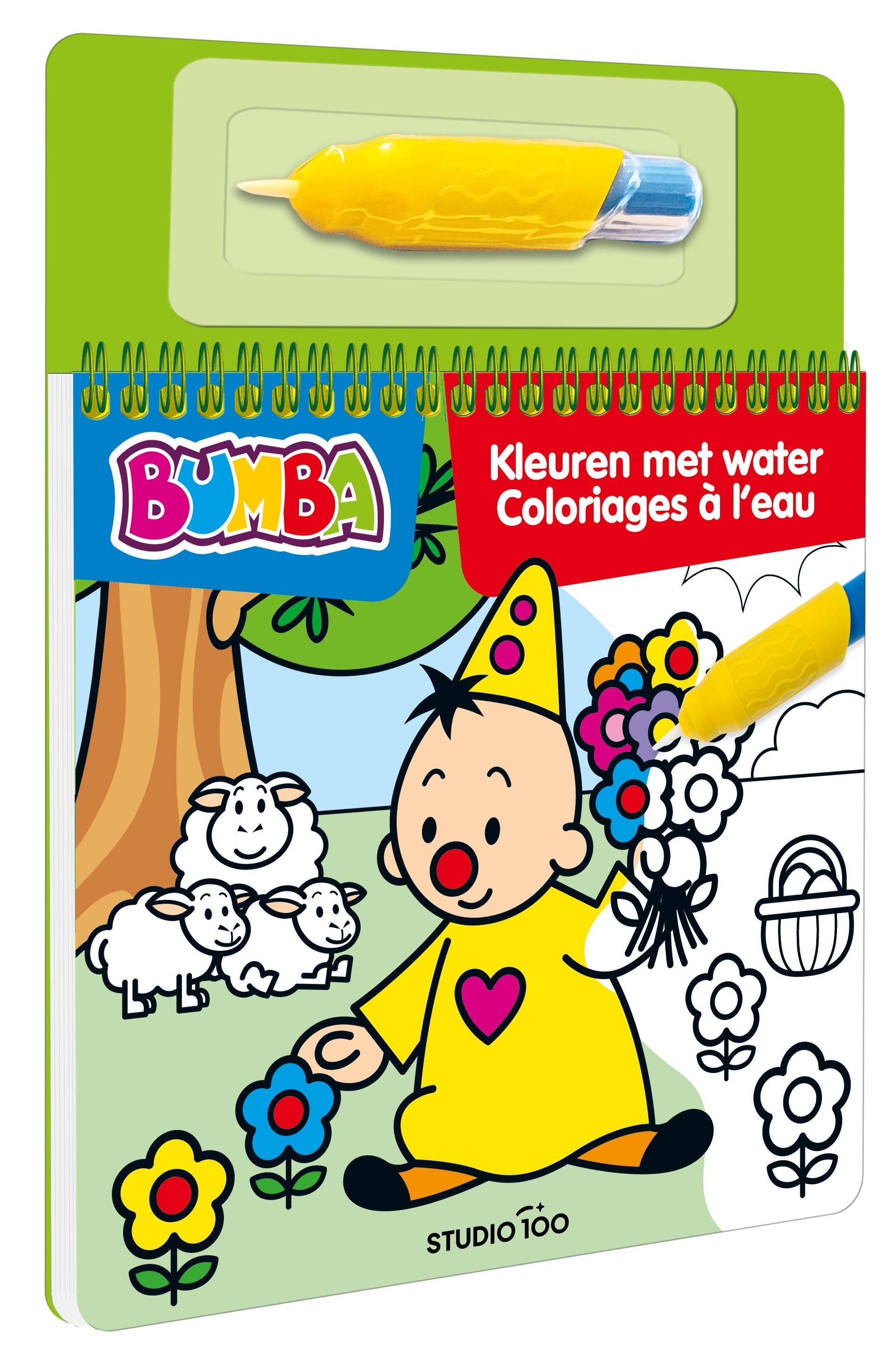 Bumba Kleurboek "Kleuren met water" - Groen