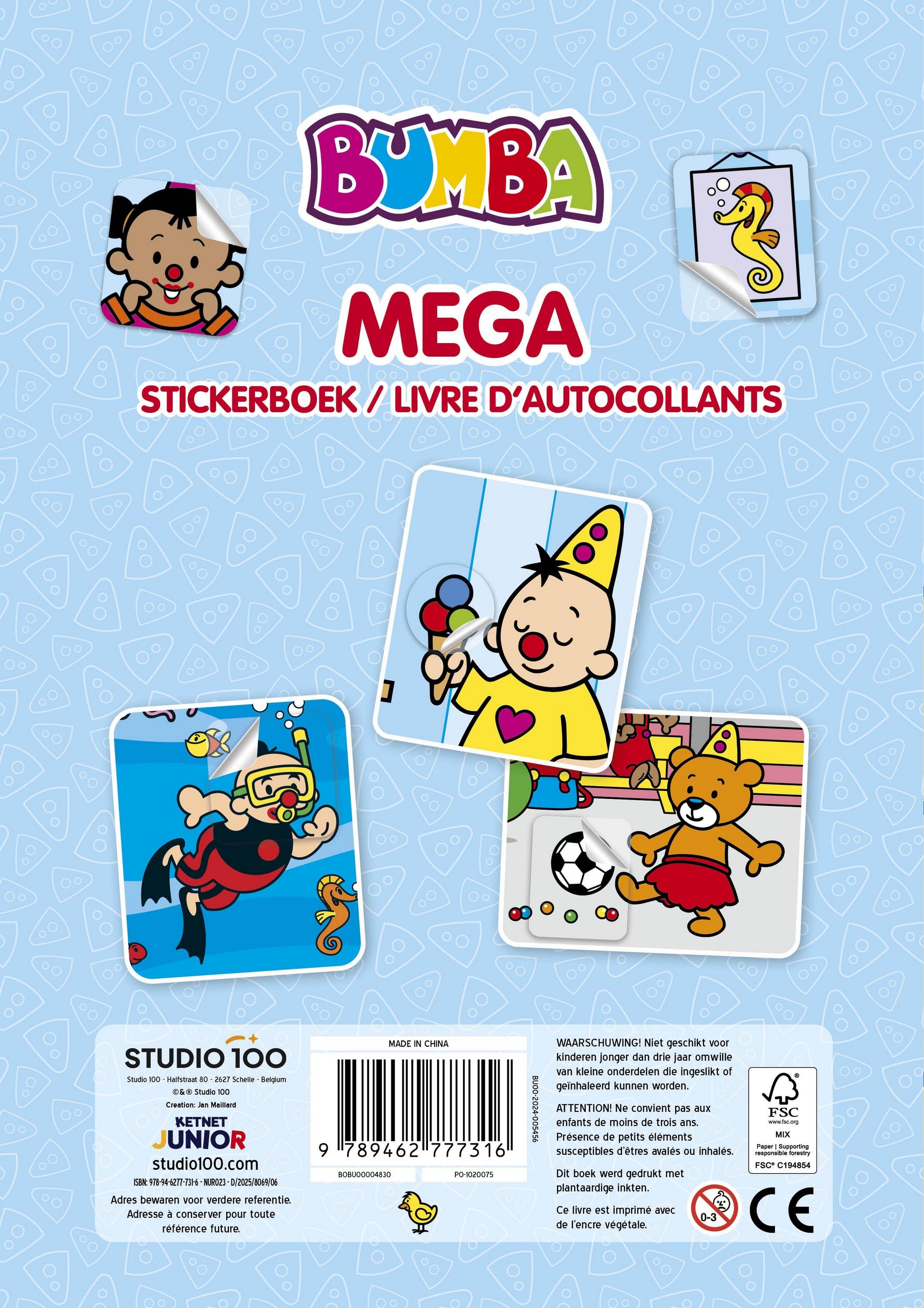 Bumba Mega stickerboek